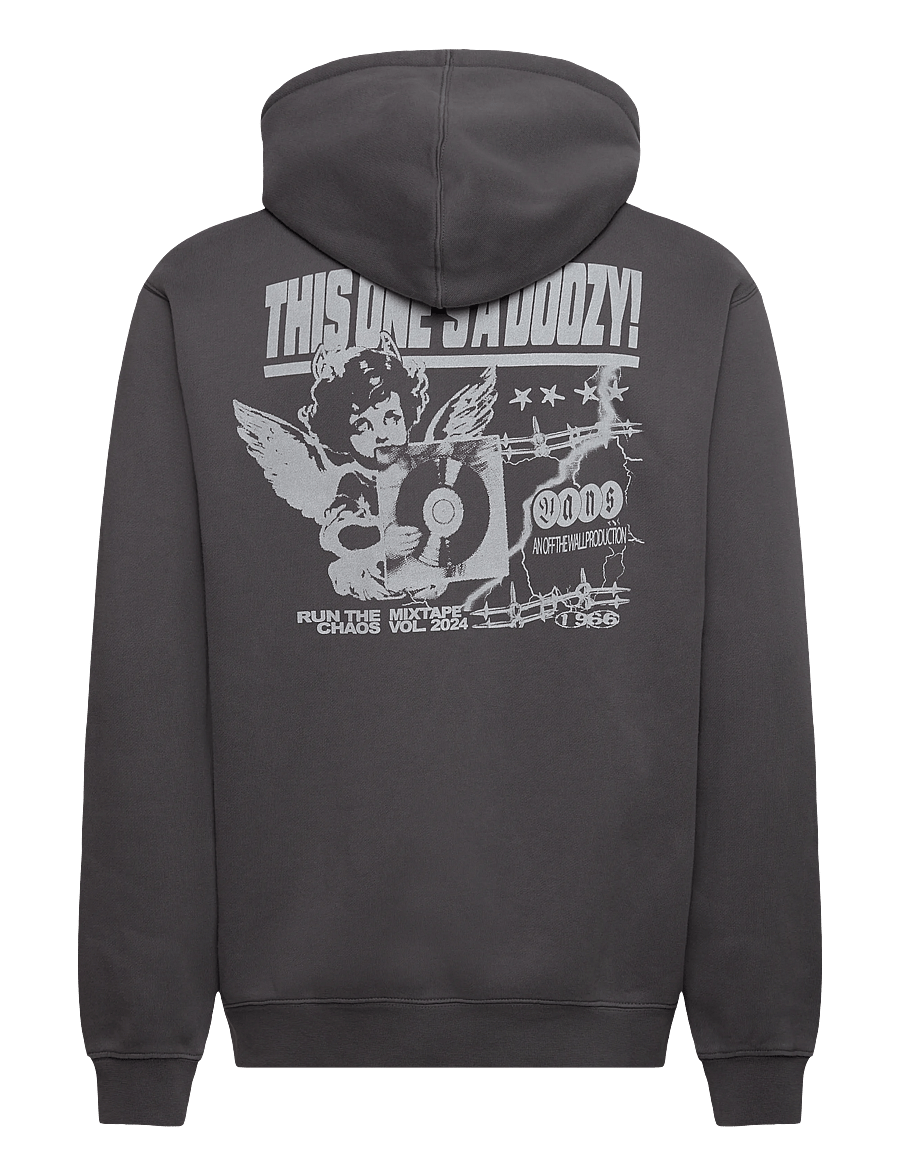 VANS - EARTHBOUND LOOSE PO FLEECE - kapuutsiga dressipluusid - asphalt - 1