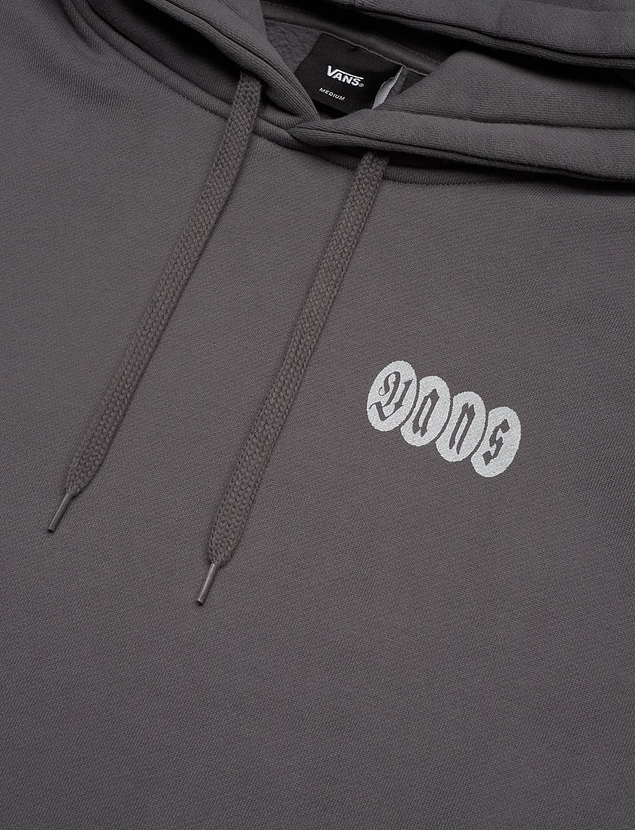 VANS - EARTHBOUND LOOSE PO FLEECE - kapuutsiga dressipluusid - asphalt - 2