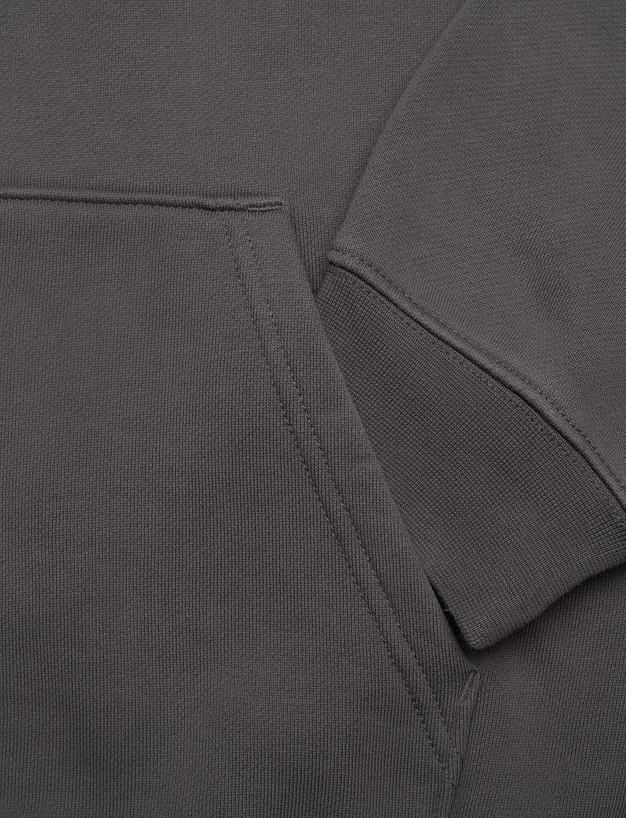 VANS - EARTHBOUND LOOSE PO FLEECE - kapuutsiga dressipluusid - asphalt - 3