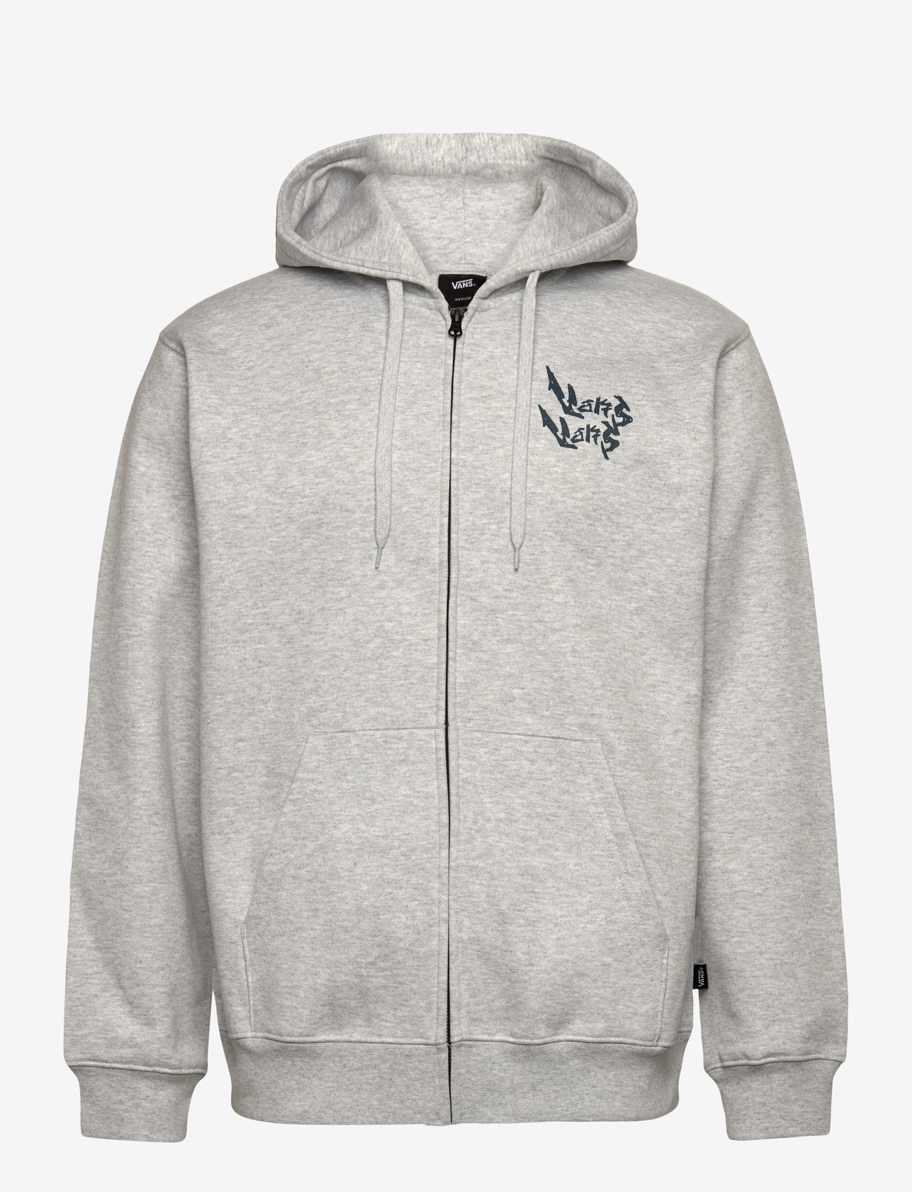 VANS HEAVY THINKER LOOSE FIT FZ PO - Sweatshirts & Kapuzenpullover - LIGHT GREY HEATHER / grey