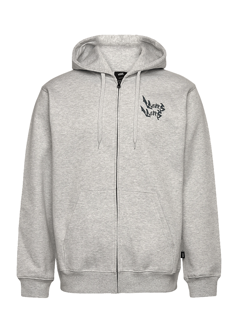 VANS - HEAVY THINKER LOOSE FIT FZ PO - huvtröjor - light grey heather - 0