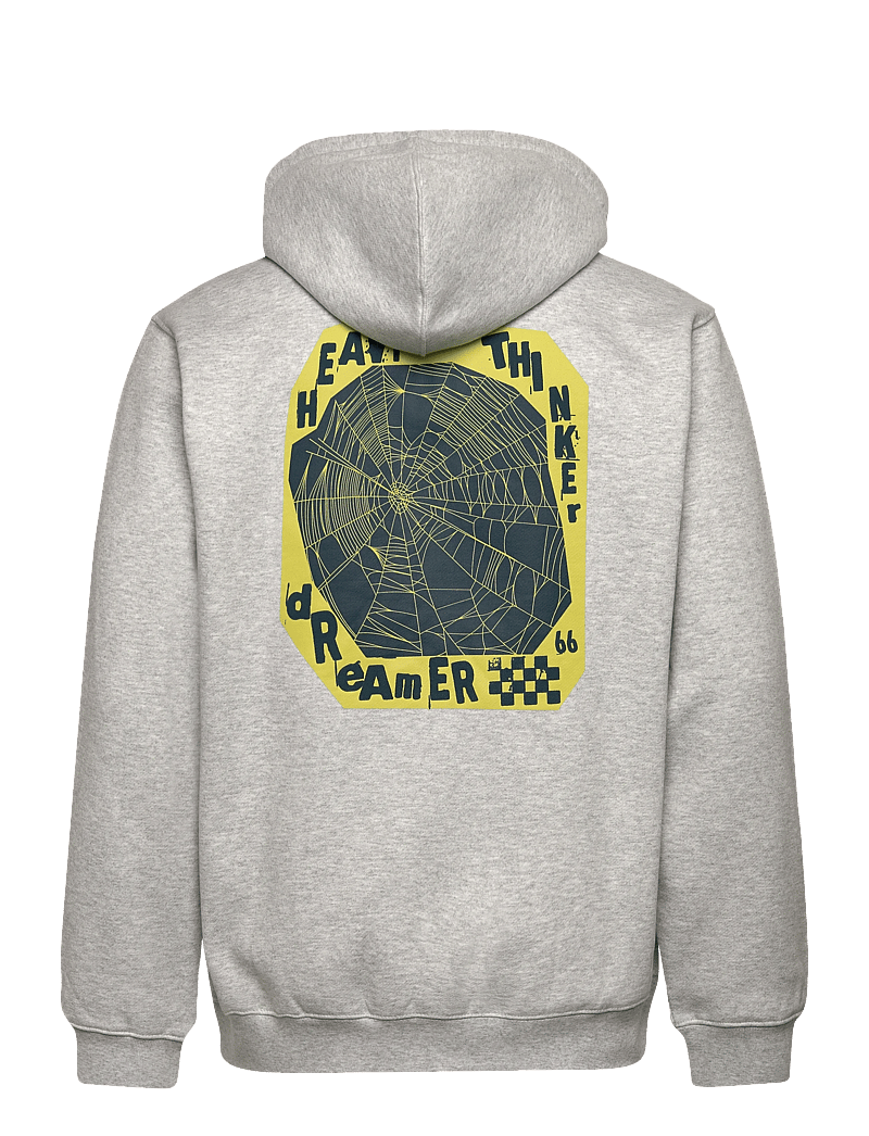 VANS - HEAVY THINKER LOOSE FIT FZ PO - huvtröjor - light grey heather - 1