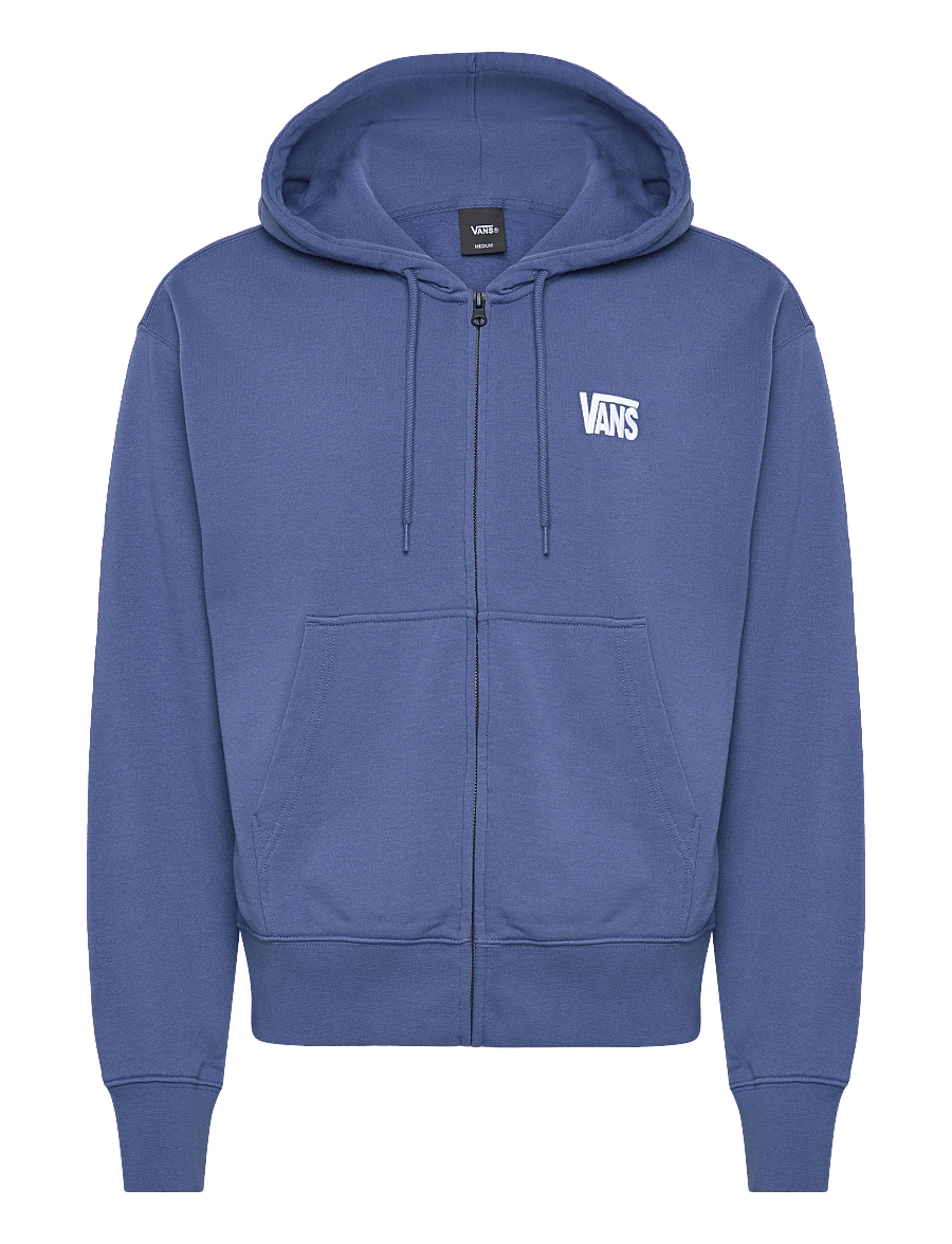 VANS - Stretch Logo Full Zip - tops - true navy - 0