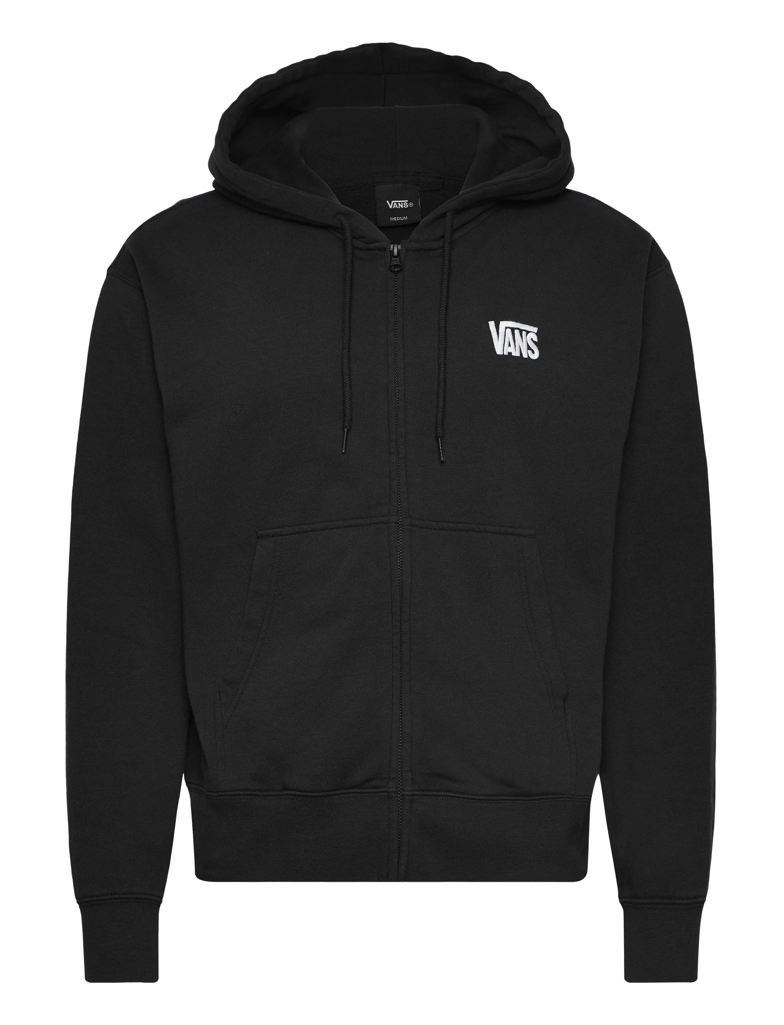 VANS Stretch Logo Full Zip - Kleidung - BLACK/WHITE / black