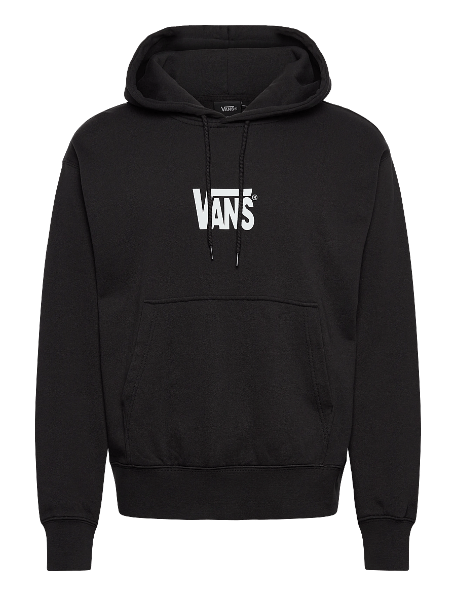 VANS - Stretch Logo Pullover - sweatshirts - black/white - 0