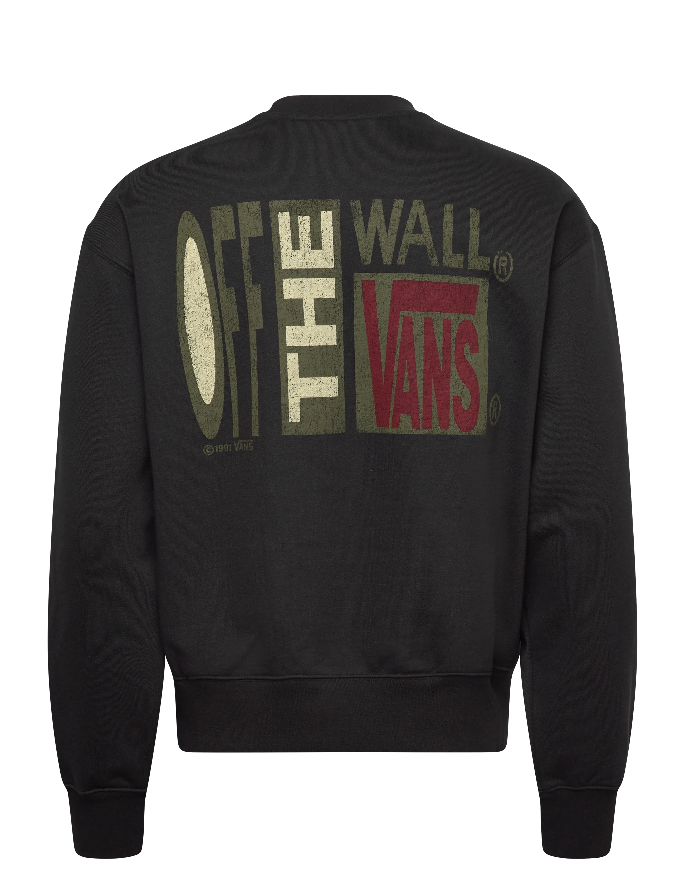 VANS - Stretch Stack Crackle Crew - sport - black - 1