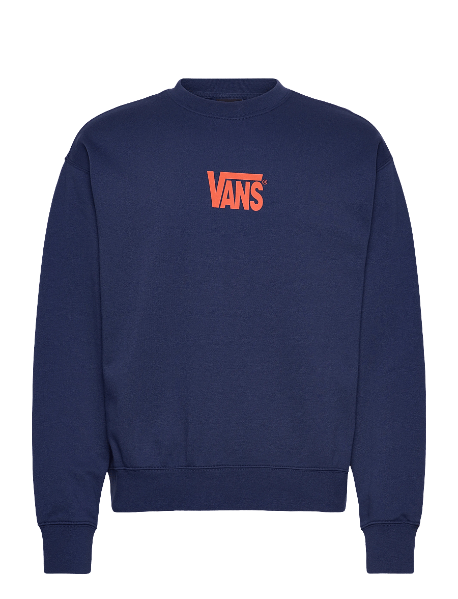 VANS - Stretch Logo Crew - oberteile - deep indigo/flame - 0