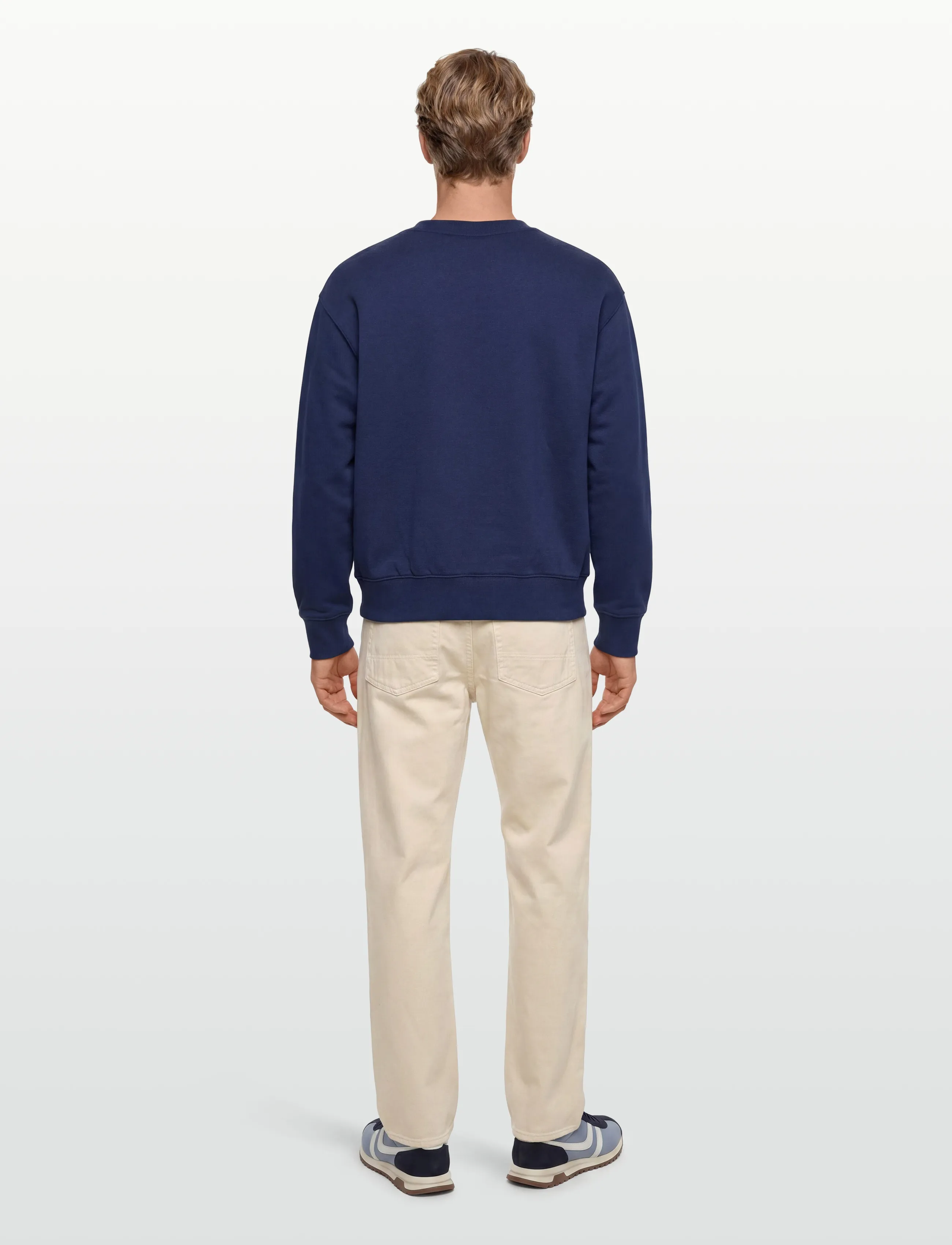 VANS - Stretch Logo Crew - sport - deep indigo/flame - 4