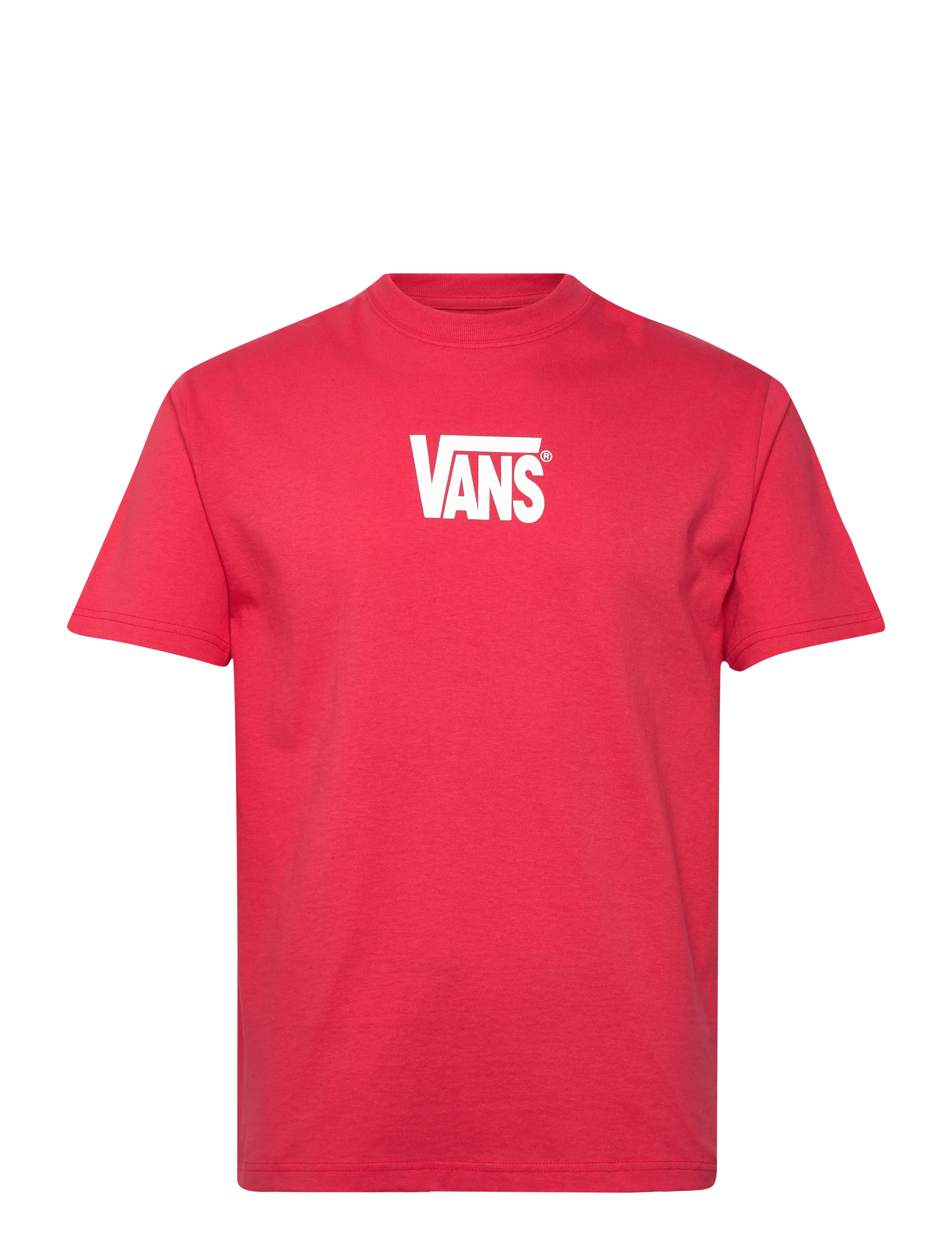 VANS Stretch Logo SS Tee - Vans - CRIMSON HAZE / red