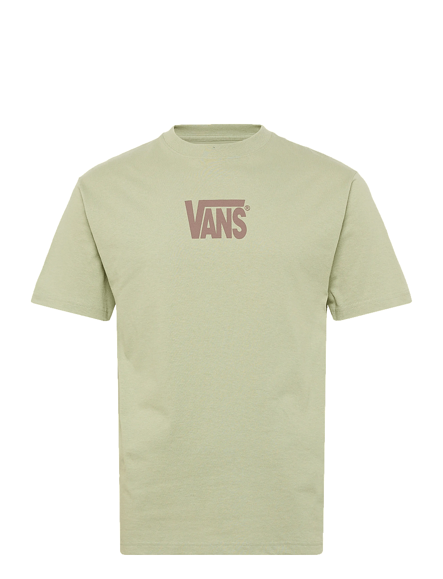 VANS - Stretch Logo SS Tee - tops & t-shirts - soft sage - 0