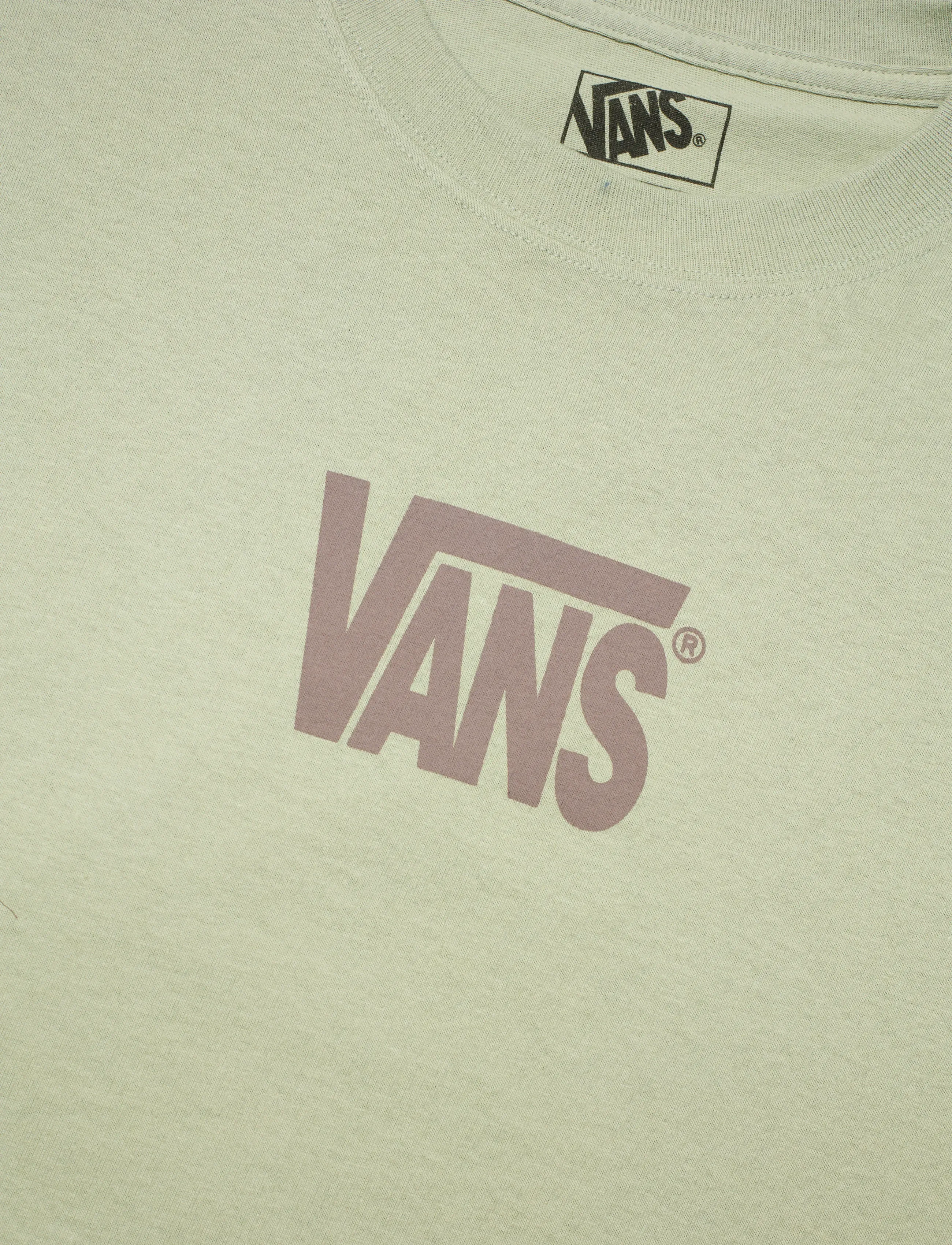 VANS - Stretch Logo SS Tee - lowest prices - soft sage - 2