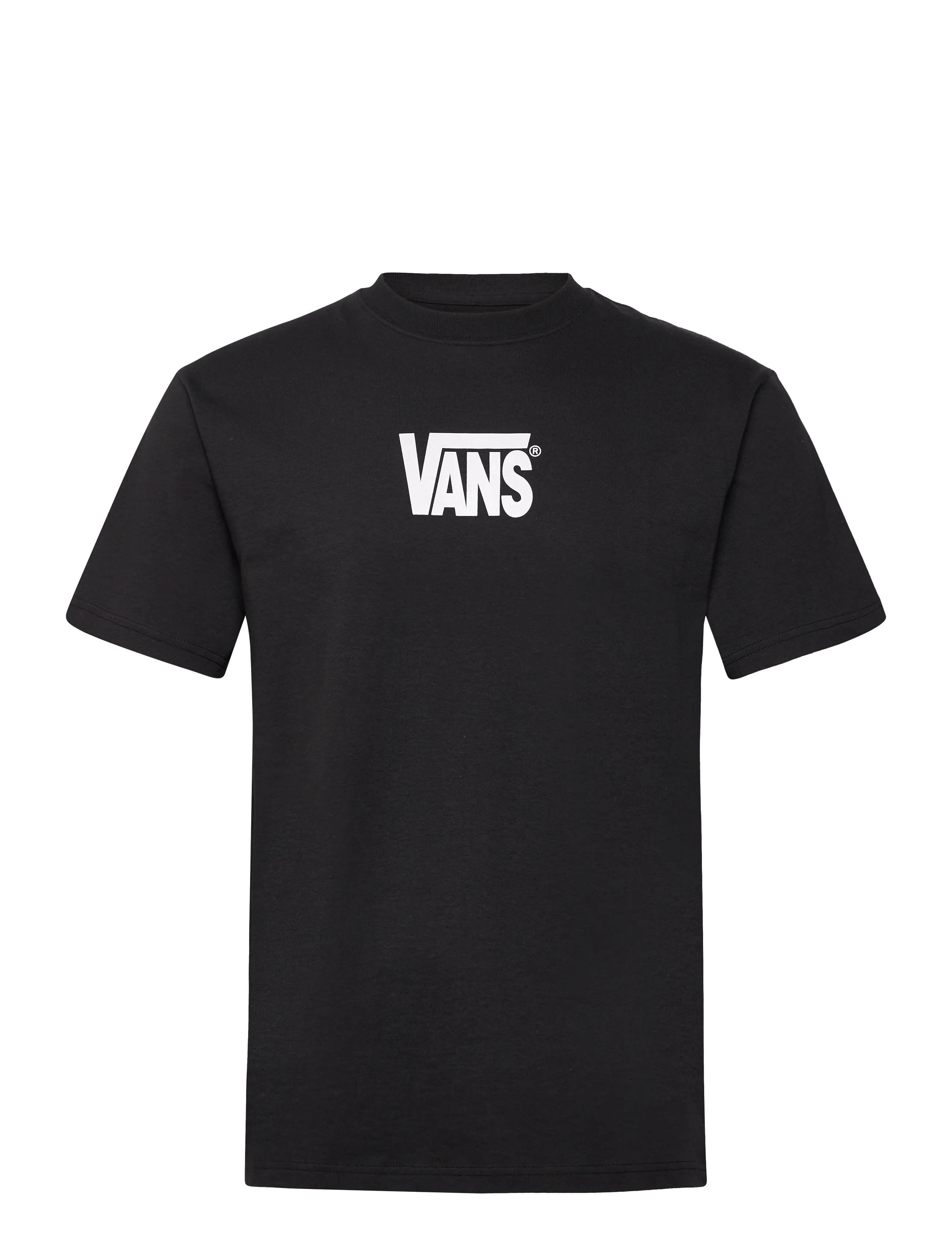 VANS Stretch Logo SS Tee - Kleidung - BLACK/WHITE / black