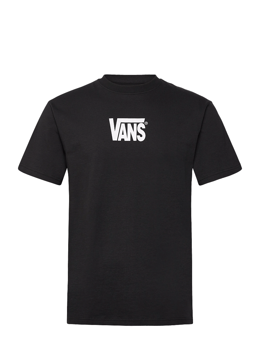 VANS - Stretch Logo SS Tee - tops & t-shirts - black/white - 1