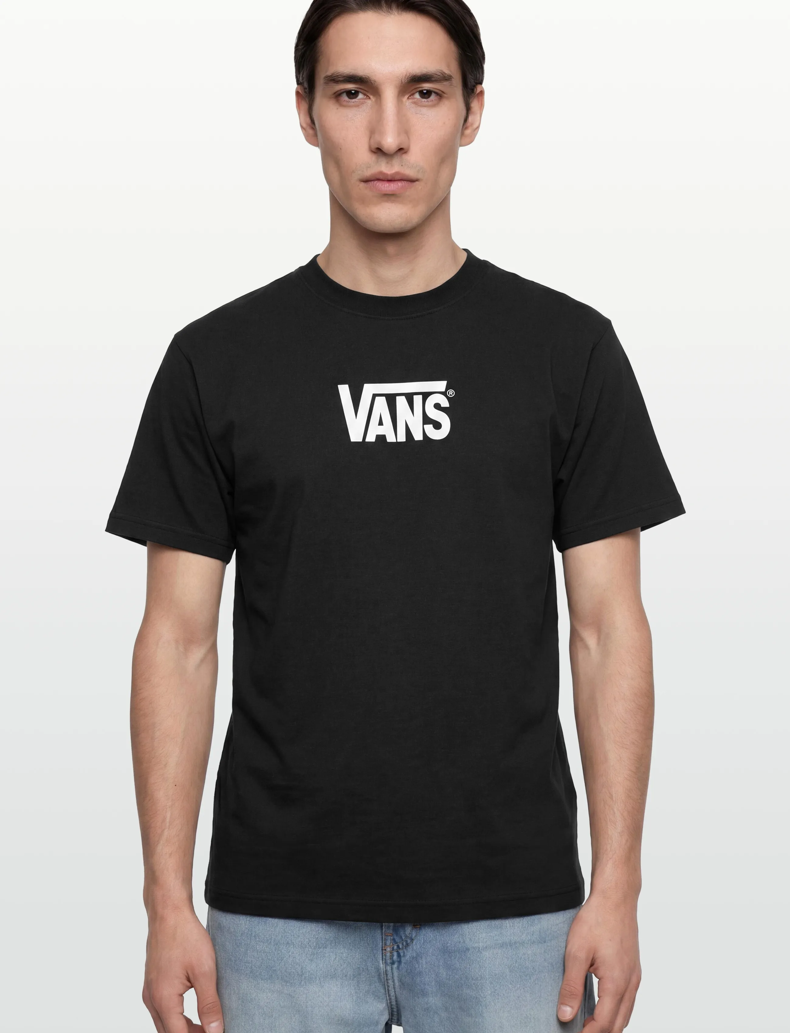 VANS - Stretch Logo SS Tee - lowest prices - black/white - 3