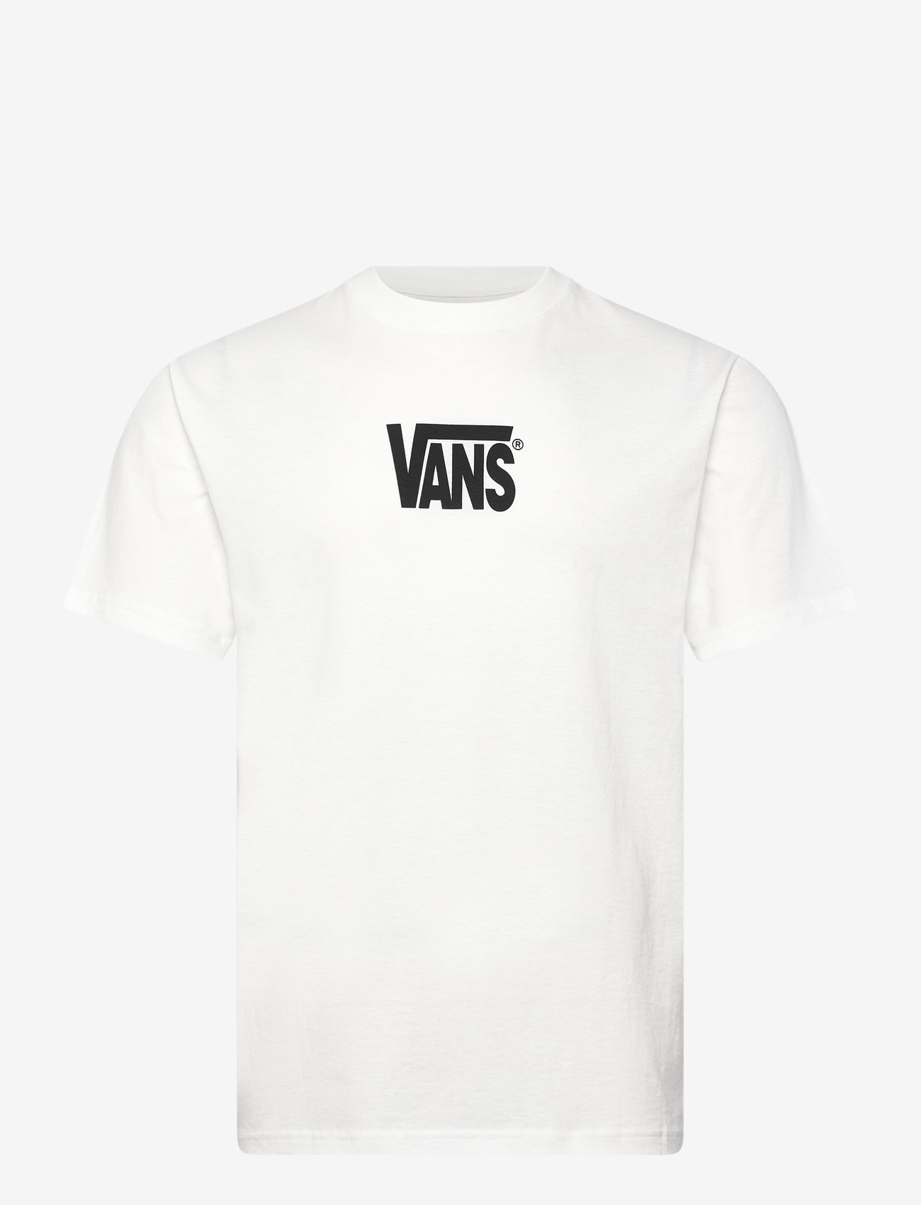 VANS - Stretch Logo SS Tee - tops & t-shirts - white/black - 0