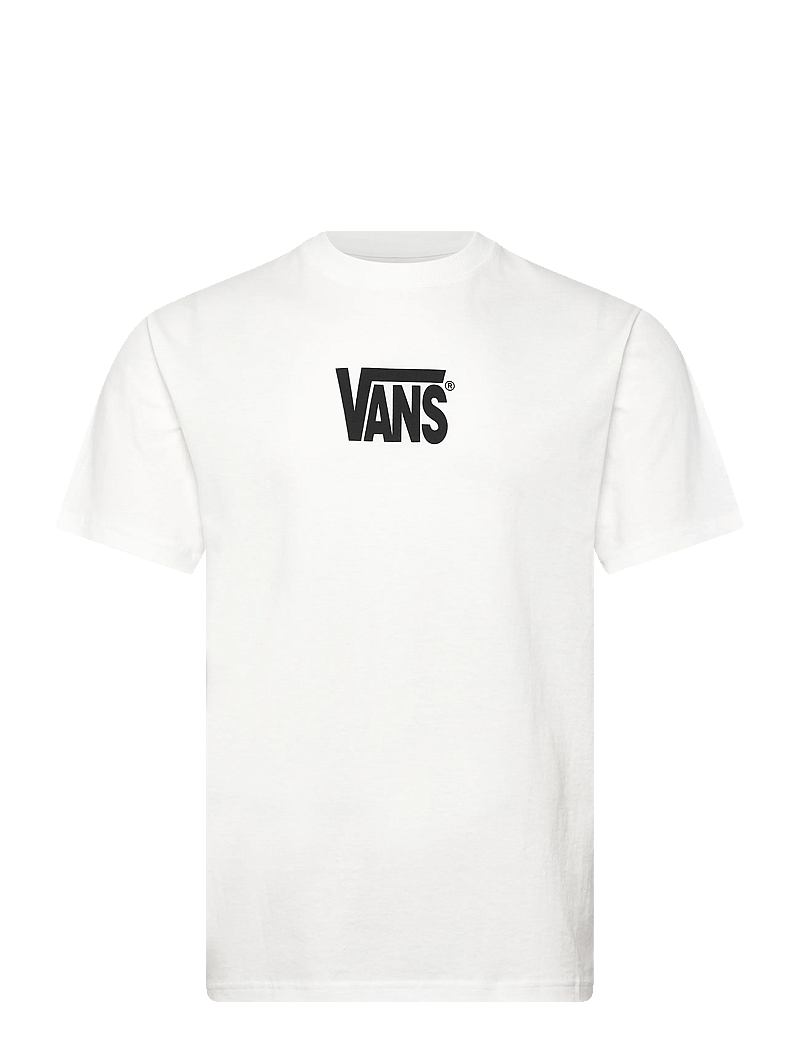 VANS - Stretch Logo SS Tee - tops & t-shirts - white/black - 0
