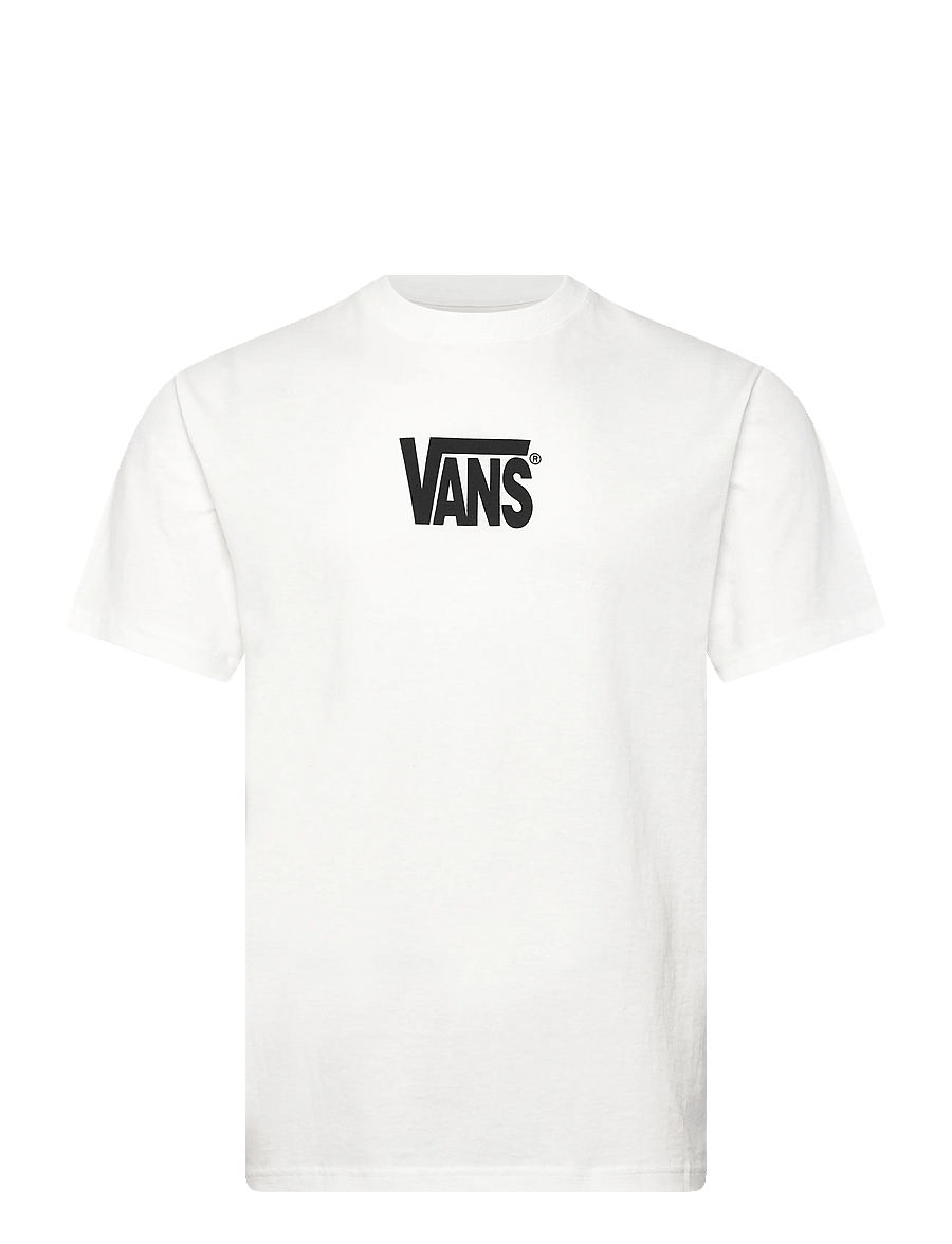 VANS - Stretch Logo SS Tee - oberteile & t-shirts - white/black - 1