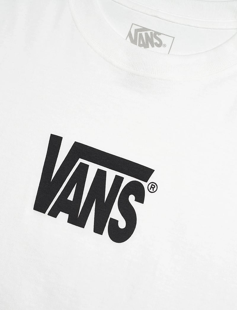 VANS - Stretch Logo SS Tee - tops & t-shirts - white/black - 2