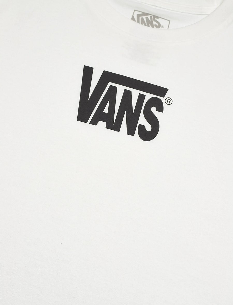 VANS - Stretch Logo SS - topy sportowe - white - 2