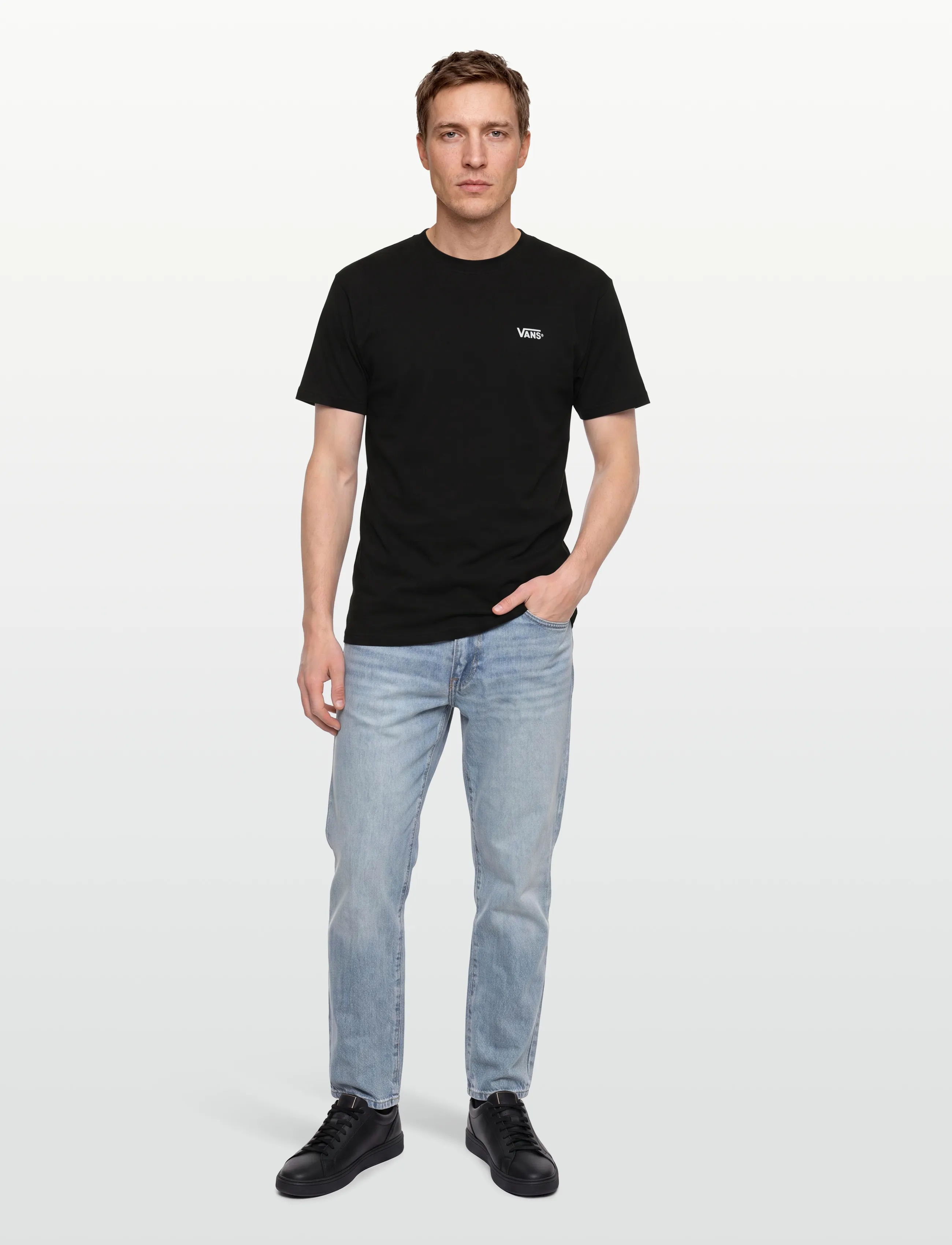 VANS New Left Chest Ss Tee, M, Sport Oberteile, Schwarz - T-shirts, Männerswear