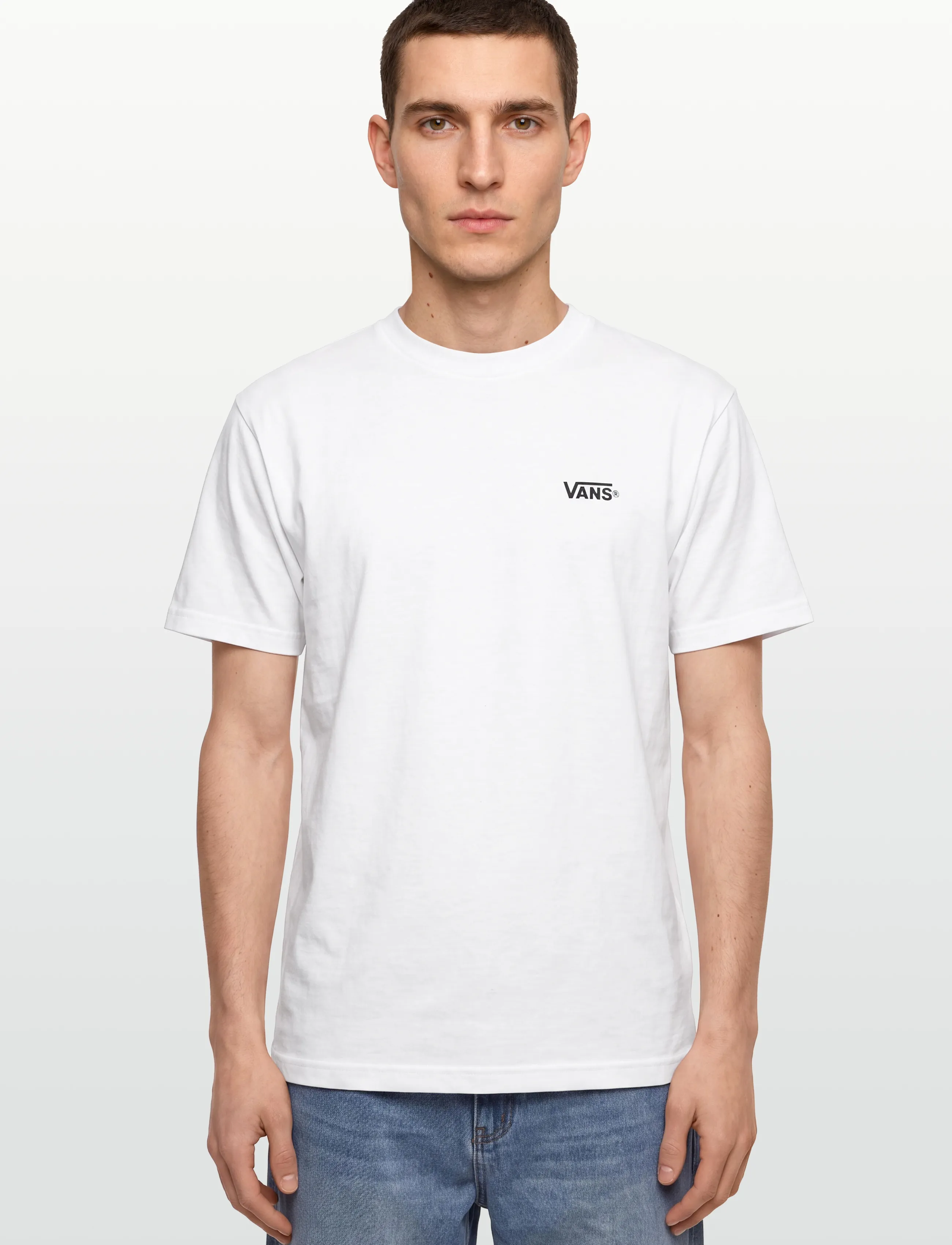 VANS - New Left Chest SS Tee - oberteile & t-shirts - white/black - 3