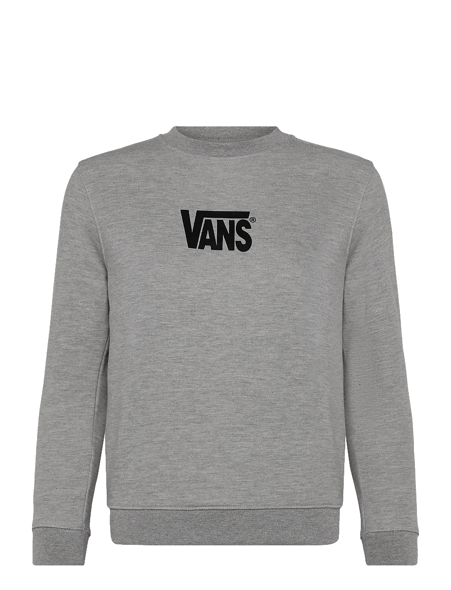 VANS - Stretch Logo Crew - sweatshirts - cement heather - 0