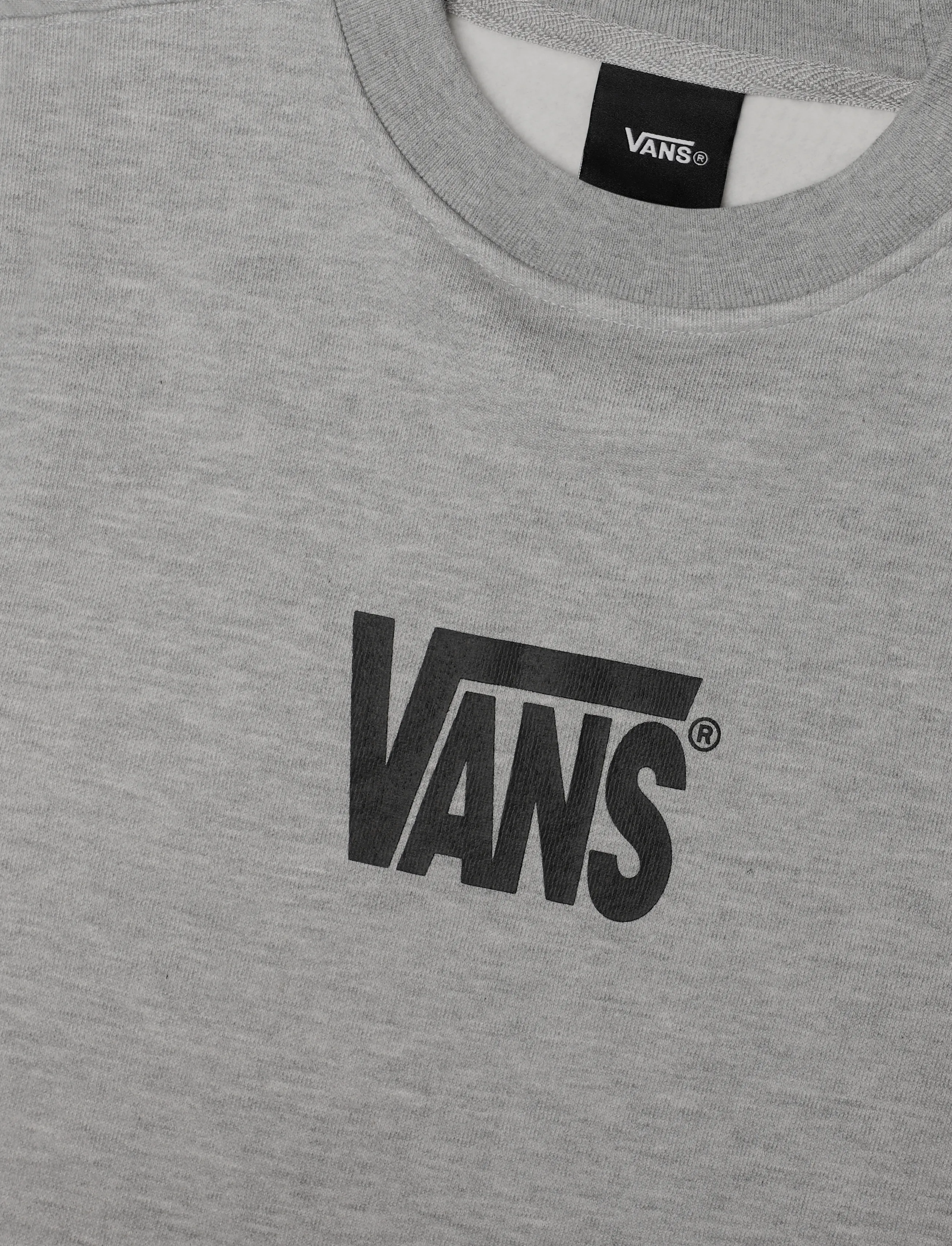 VANS - Stretch Logo Crew - cement heather - 2