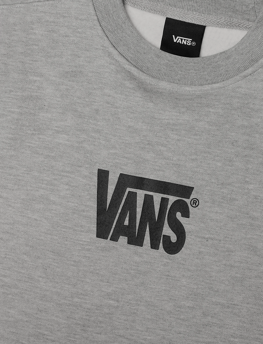 VANS - Stretch Logo Crew - sweatshirts - cement heather - 2