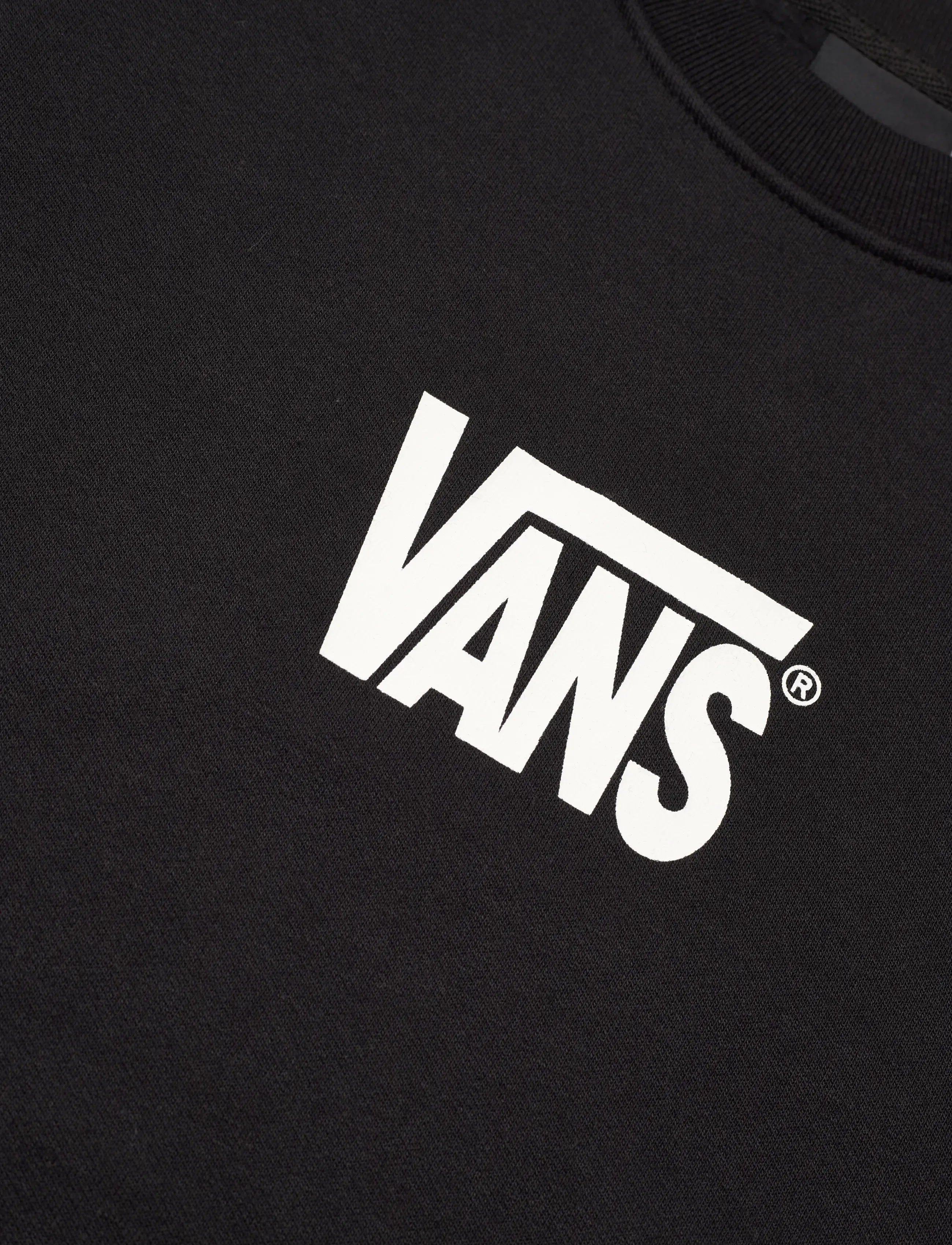 VANS - Stretch Logo Crew - sweatshirts - black/white - 2