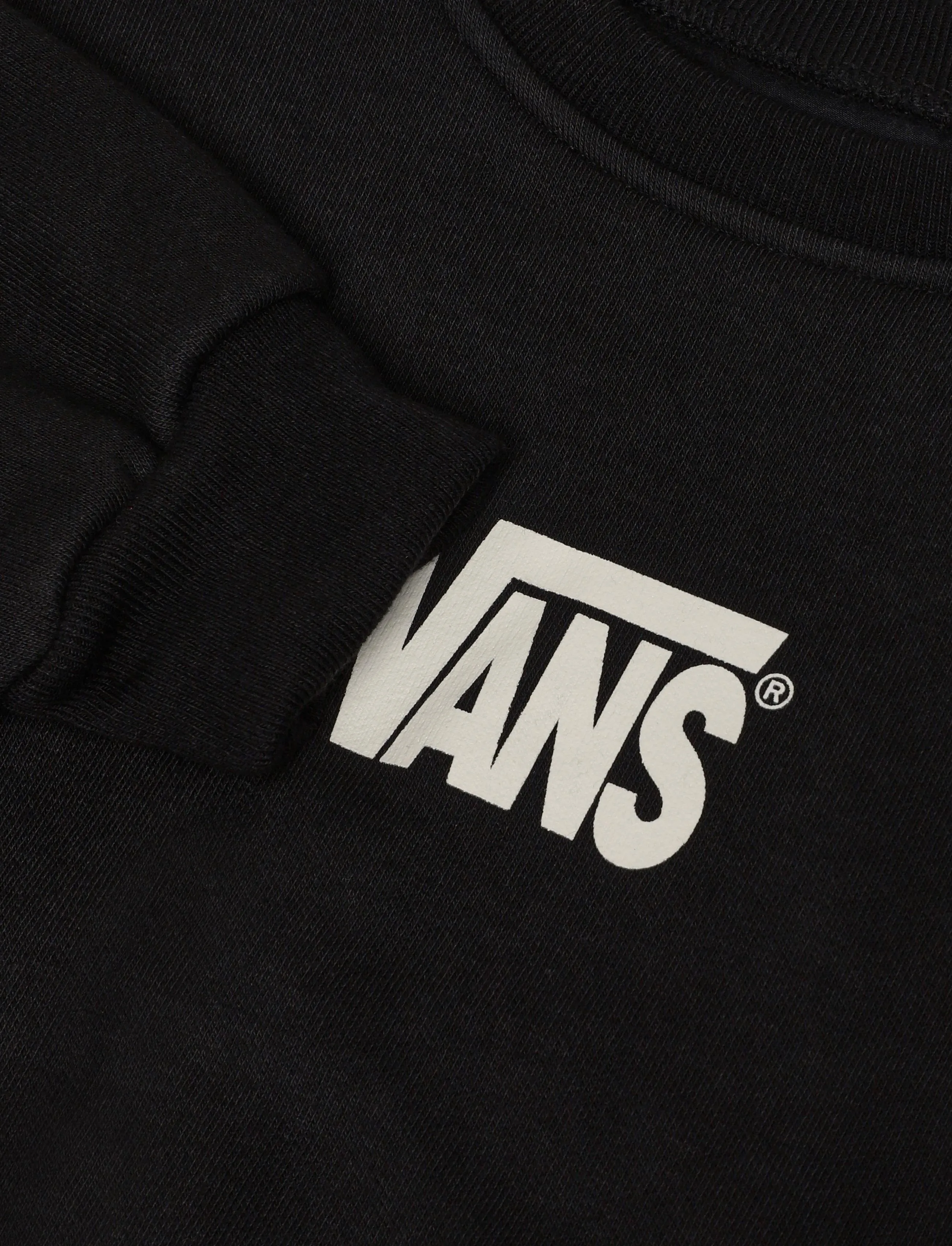 VANS - Stretch Logo Crew - black/white - 2