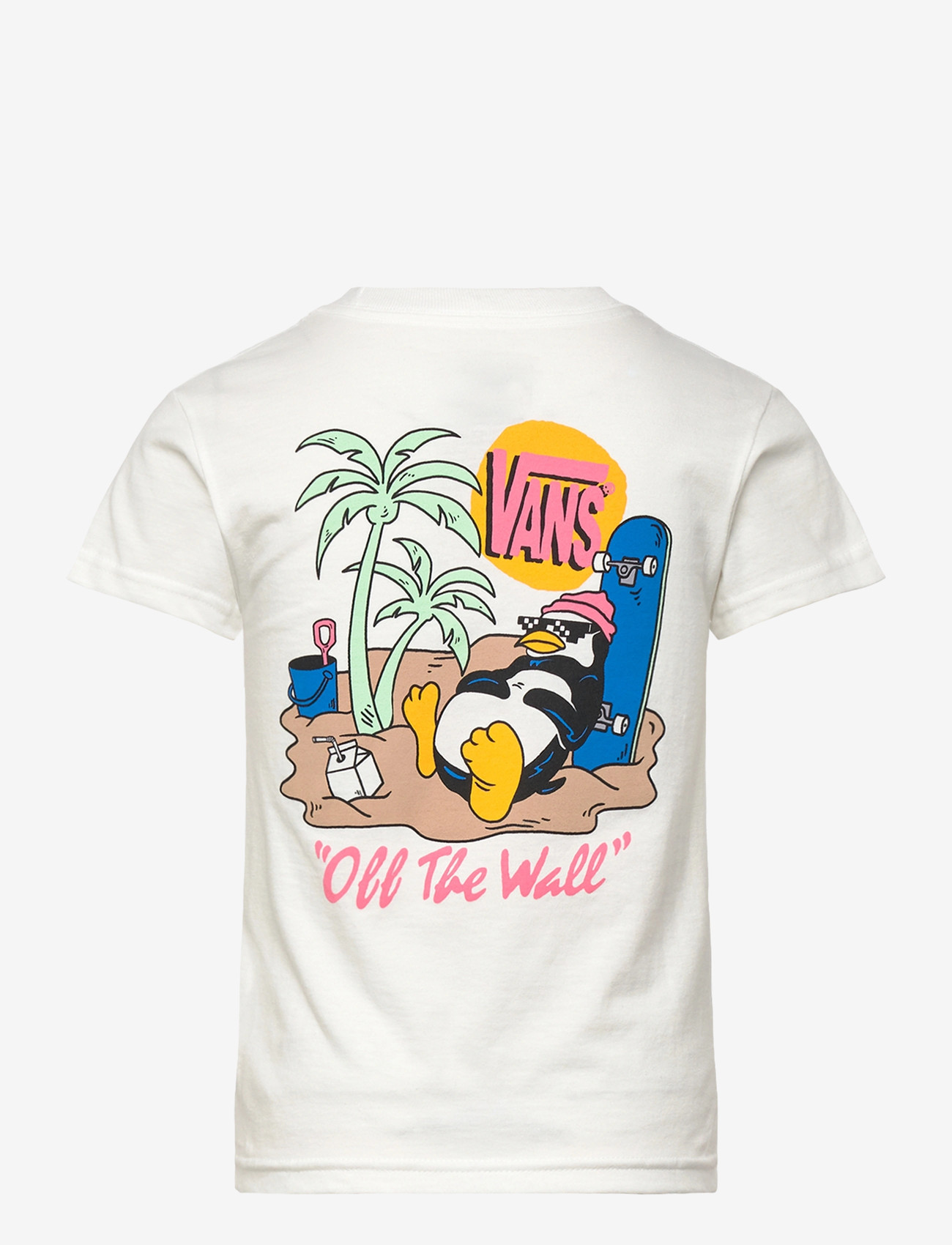 VANS - Yolo Penguin SS - kortärmade t-shirts - white - 1