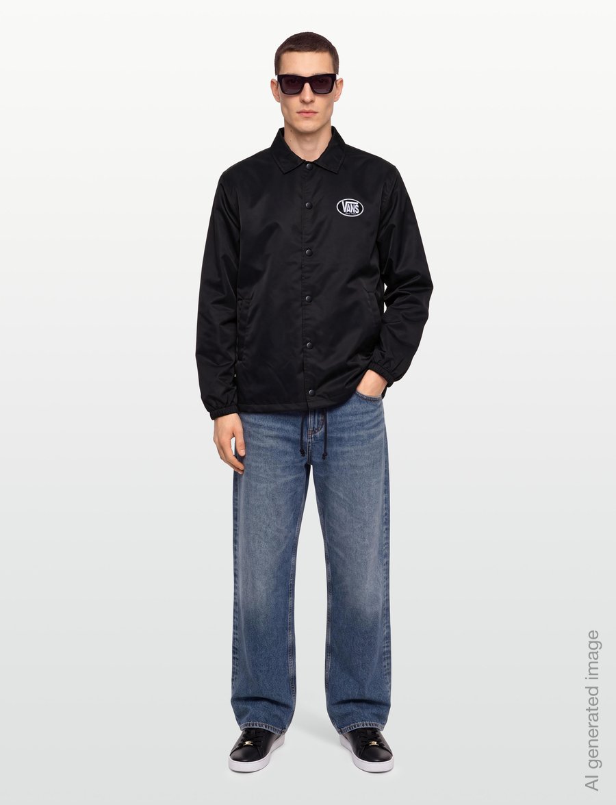 VANS - Torrey Nylon Coaches Jacket 2.0 - casual jackets - black - 0