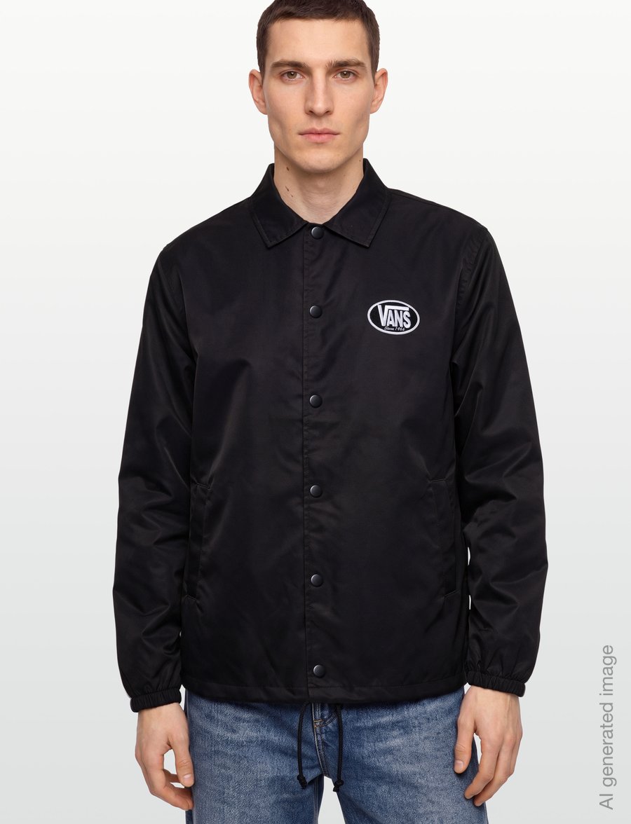 VANS - Torrey Nylon Coaches Jacket 2.0 - casual jackets - black - 3