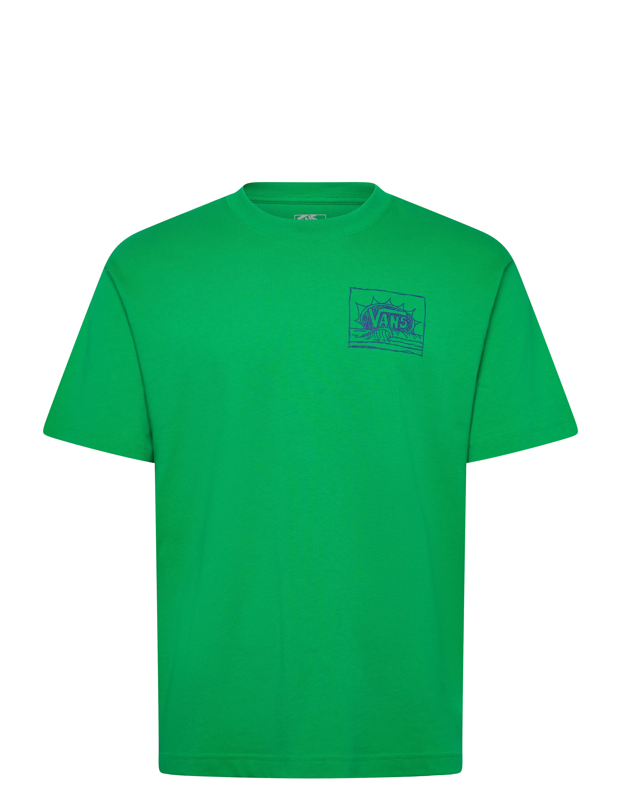VANS Bright Day Ss Tee, Mænd, Kortærmet T-shirt, Grøn, Str: L