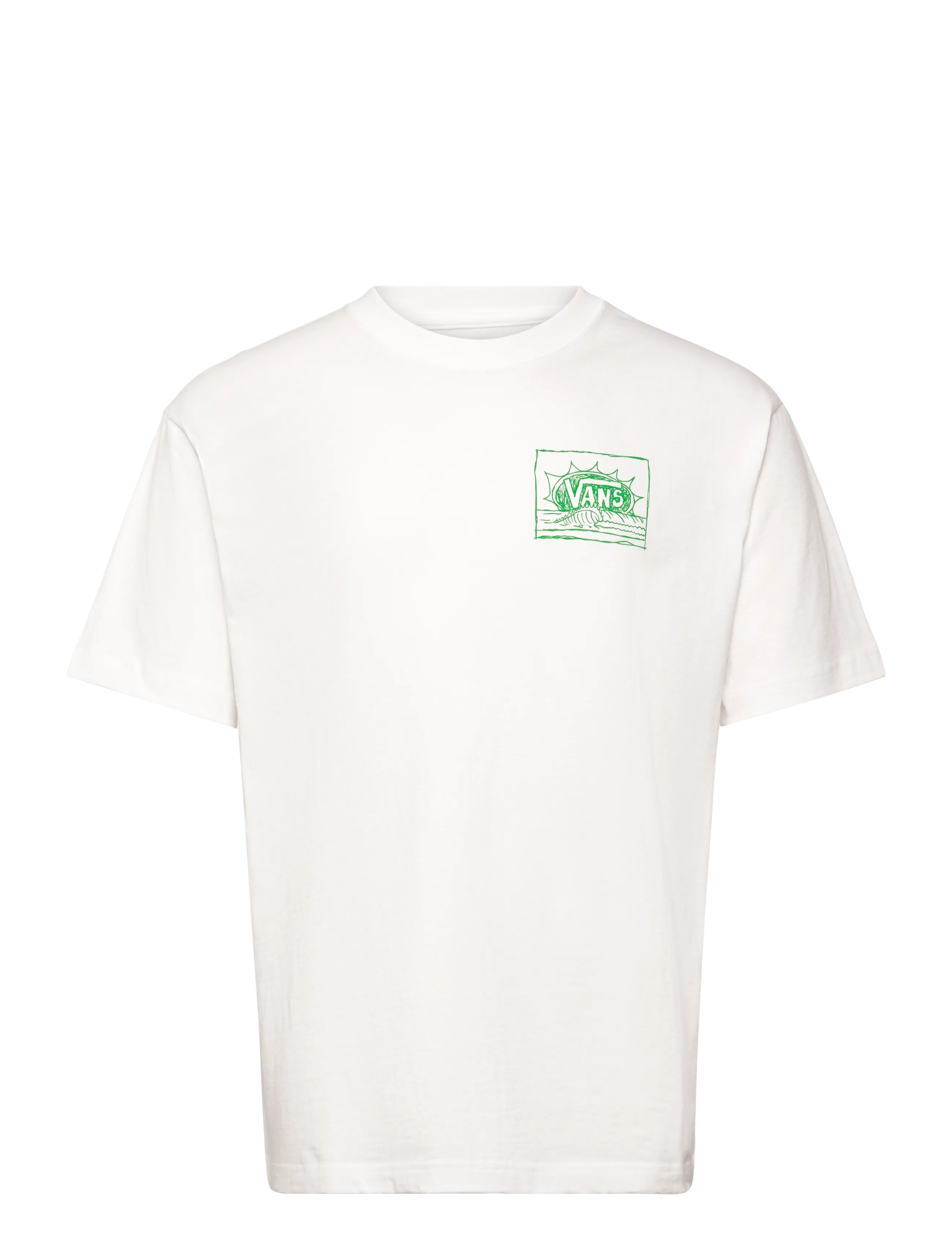 VANS Bright Day Ss Tee, Mænd, Grafisk T-Shirt, Hvid, Str: M