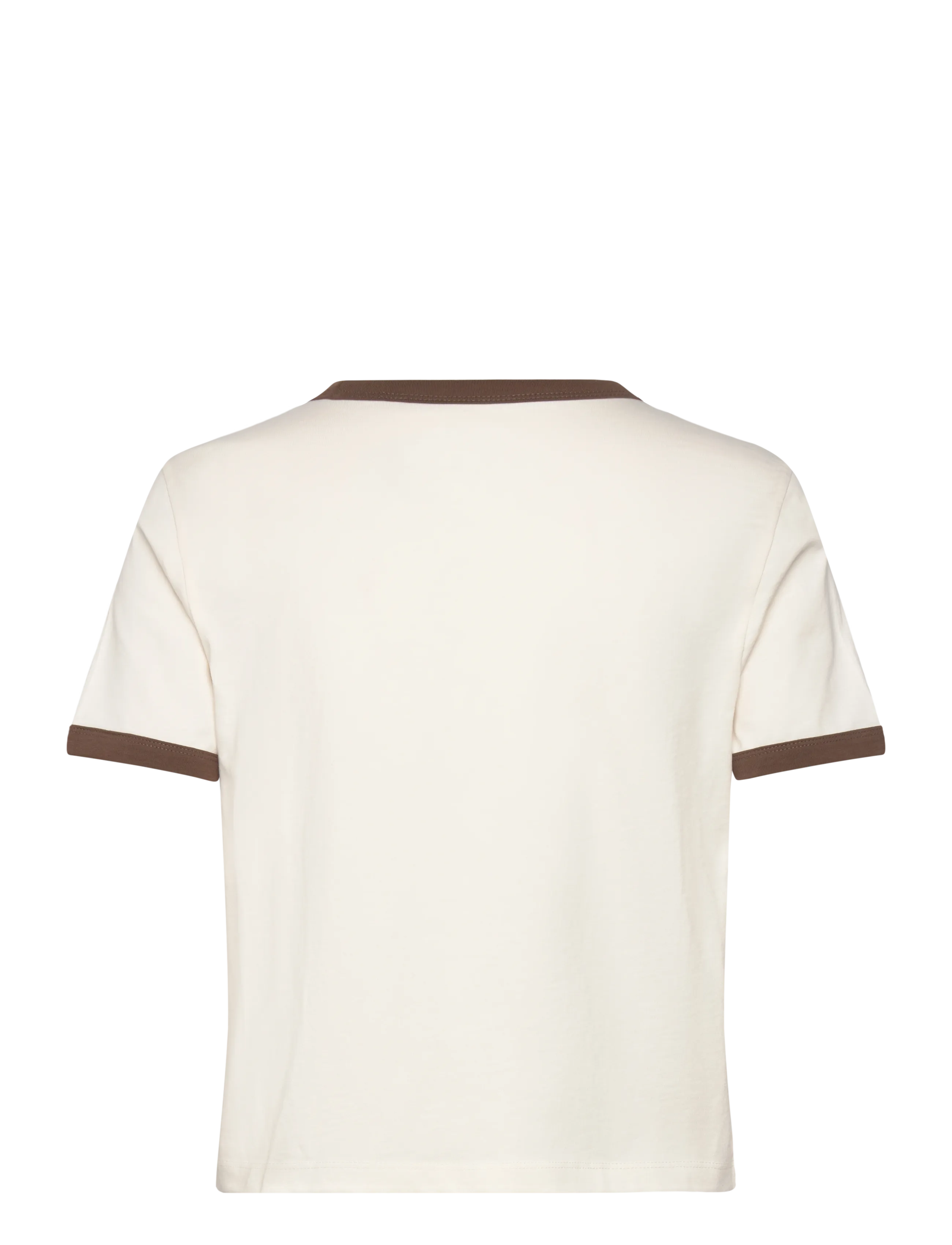 VANS - W CENTER CHEST RINGER TEE - t-shirts - egret - 1