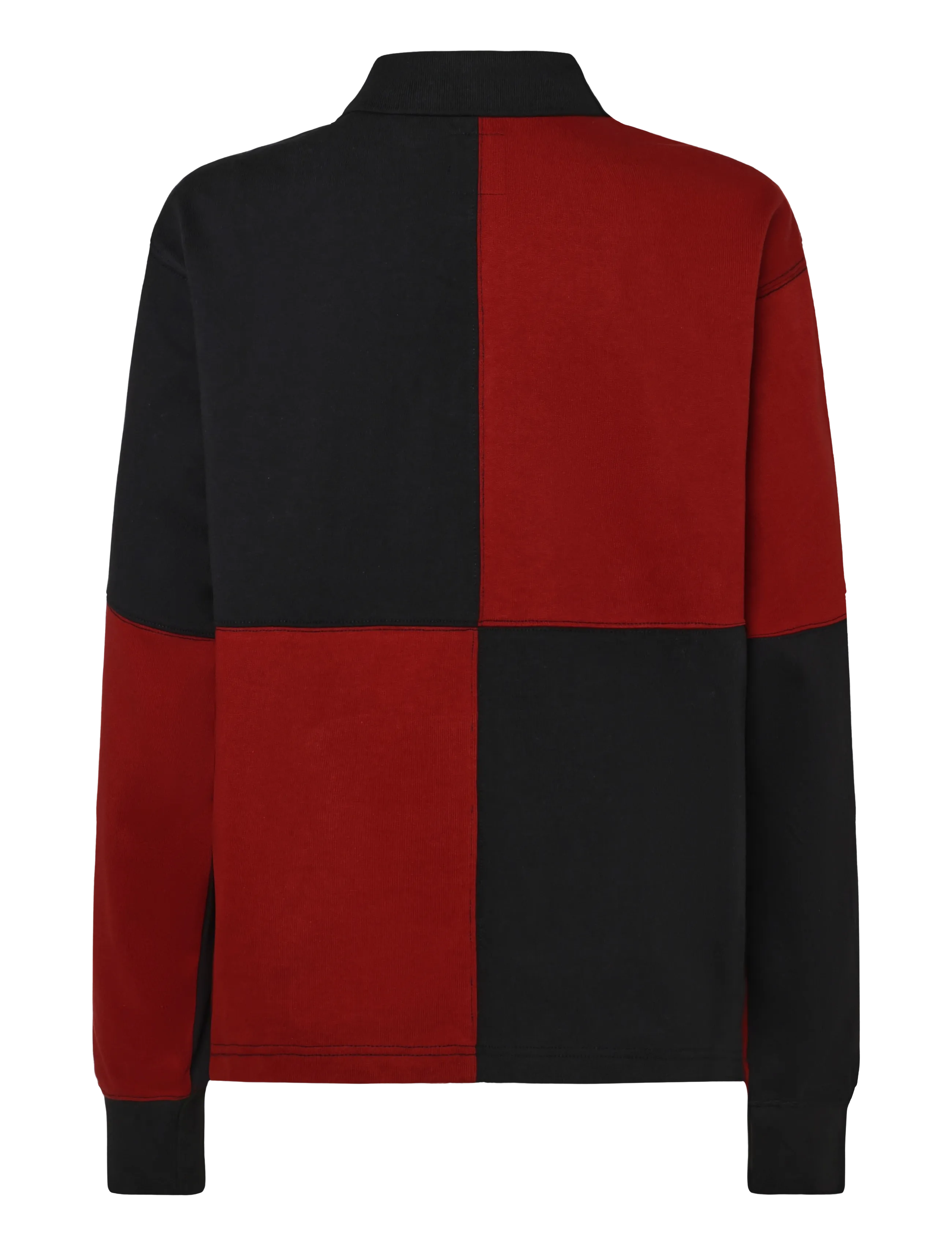 VANS - Check Rugby LS Knit - alussärgid ja t-särgid - poppy ember - 1