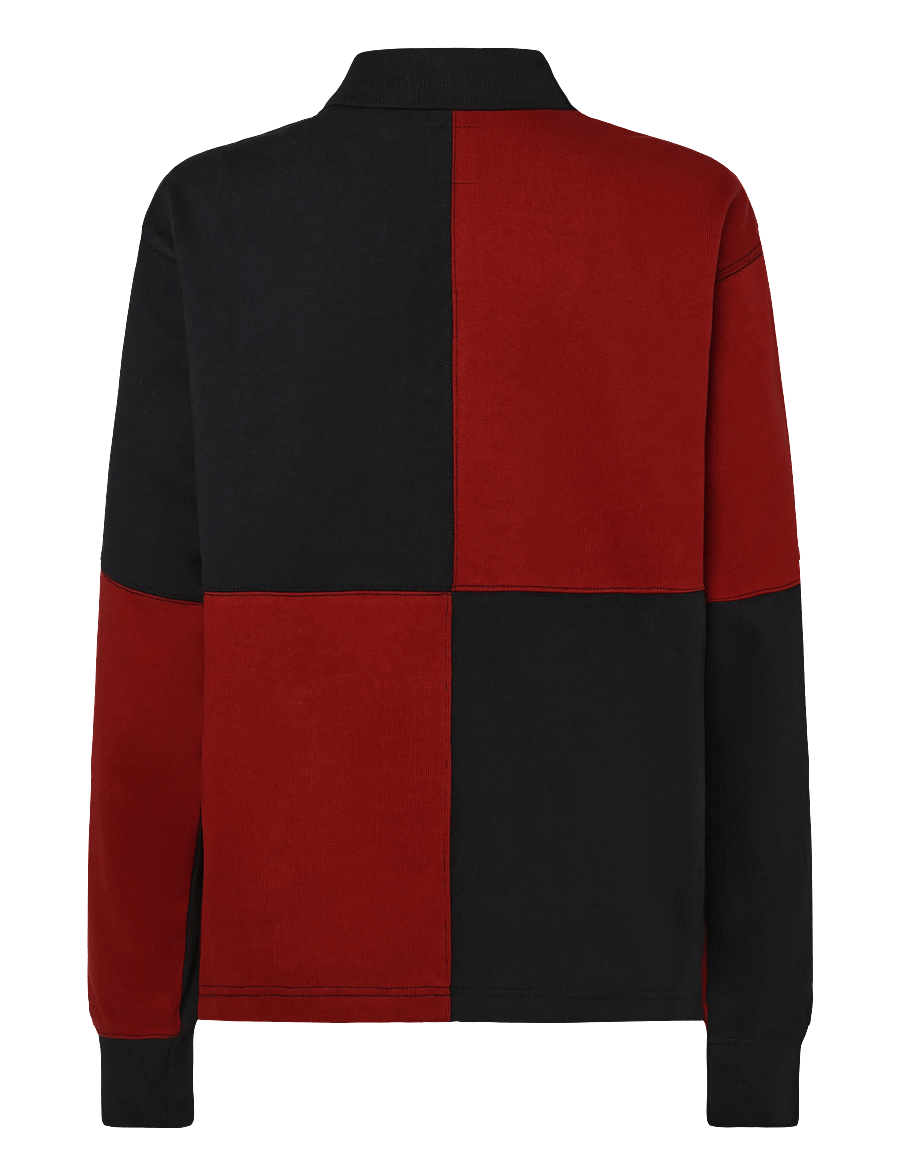 VANS - Check Rugby LS Knit - alussärgid ja t-särgid - poppy ember - 1