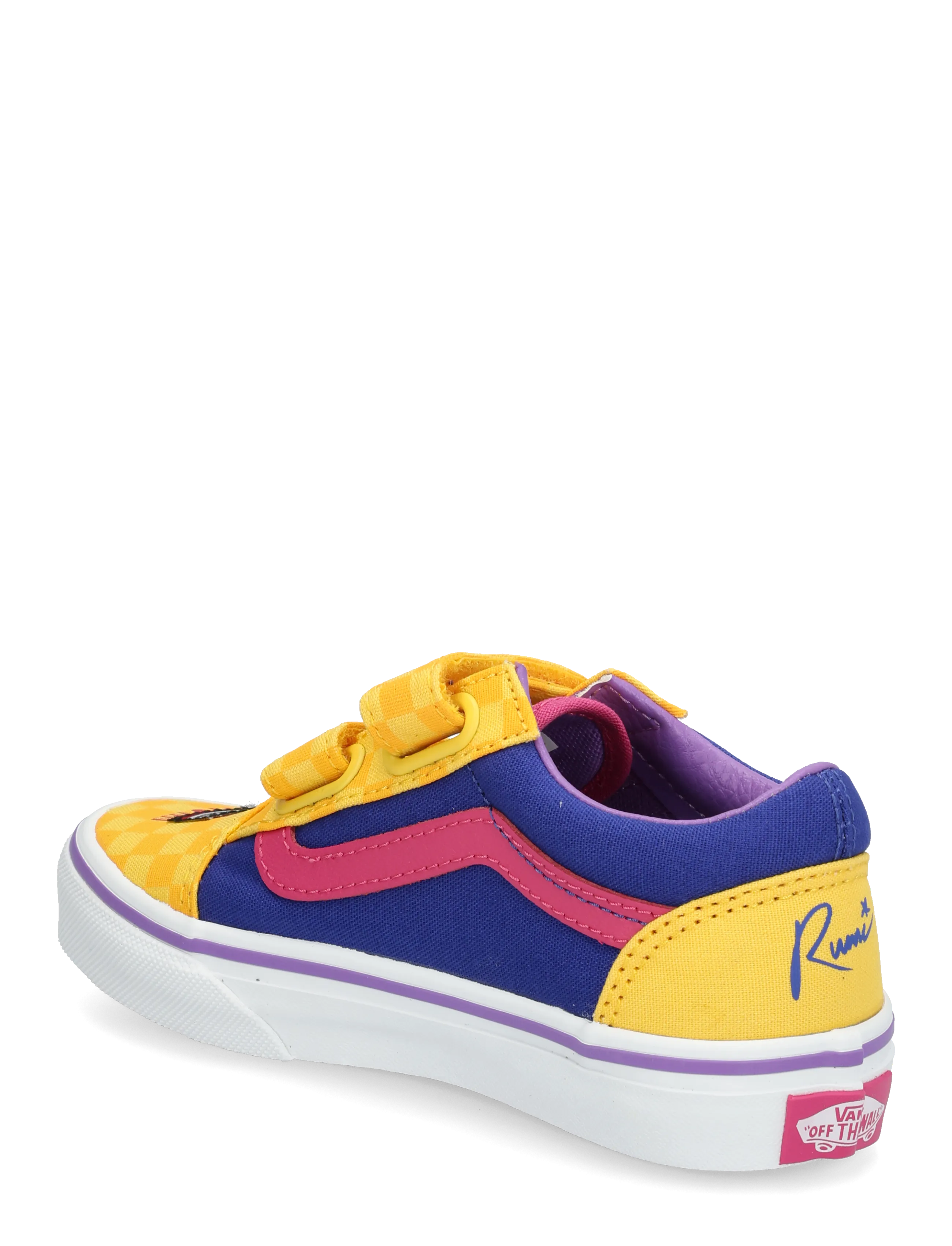 VANS - Old Skool V - canva sneakers - yellow - 1