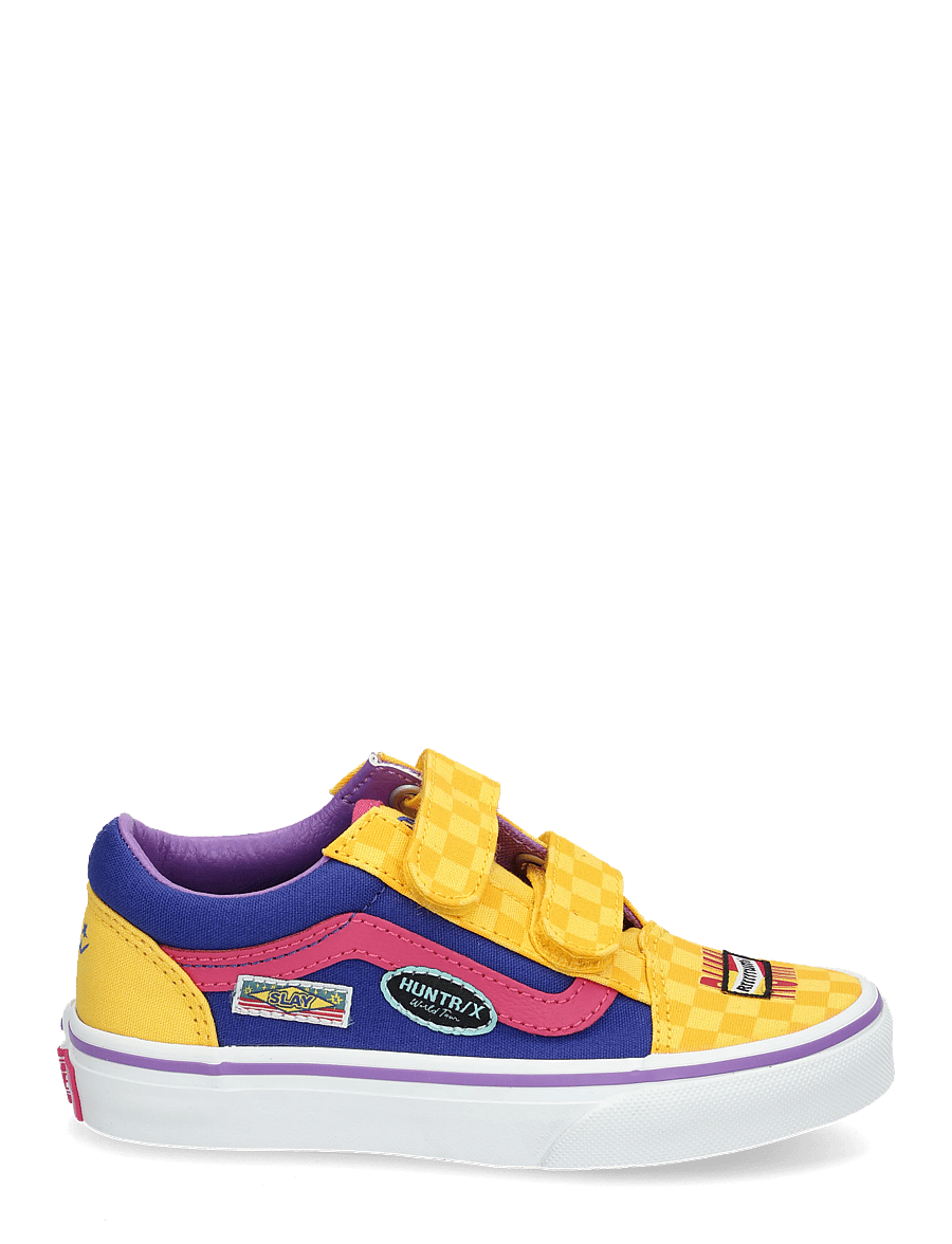 VANS - Old Skool V - canva sneakers - yellow - 2