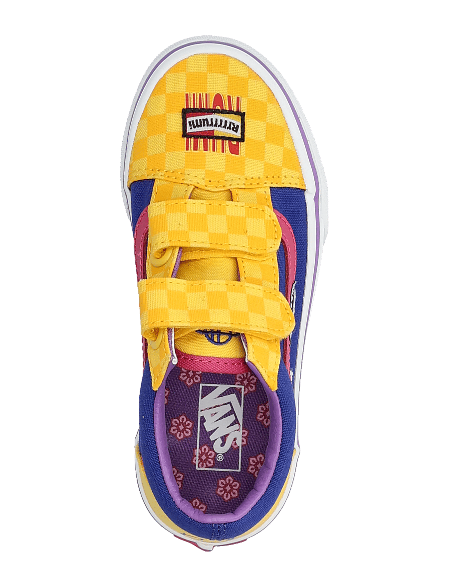 VANS - Old Skool V - canva sneakers - yellow - 3