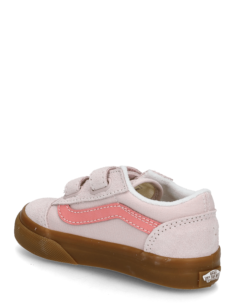VANS - Old Skool V - canva sneakers - pale petal pink - 1