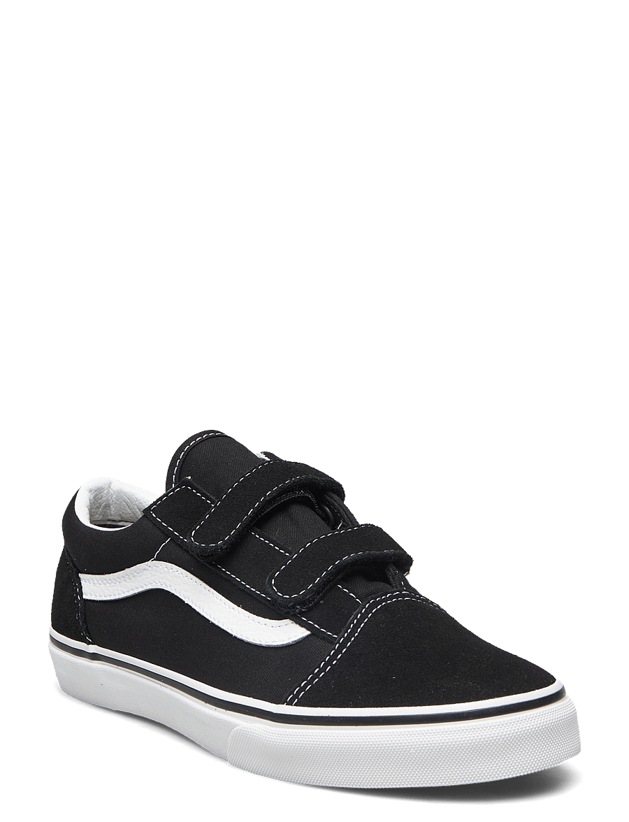 VANS - Old Skool V - canva sneakers - black/true white - 0