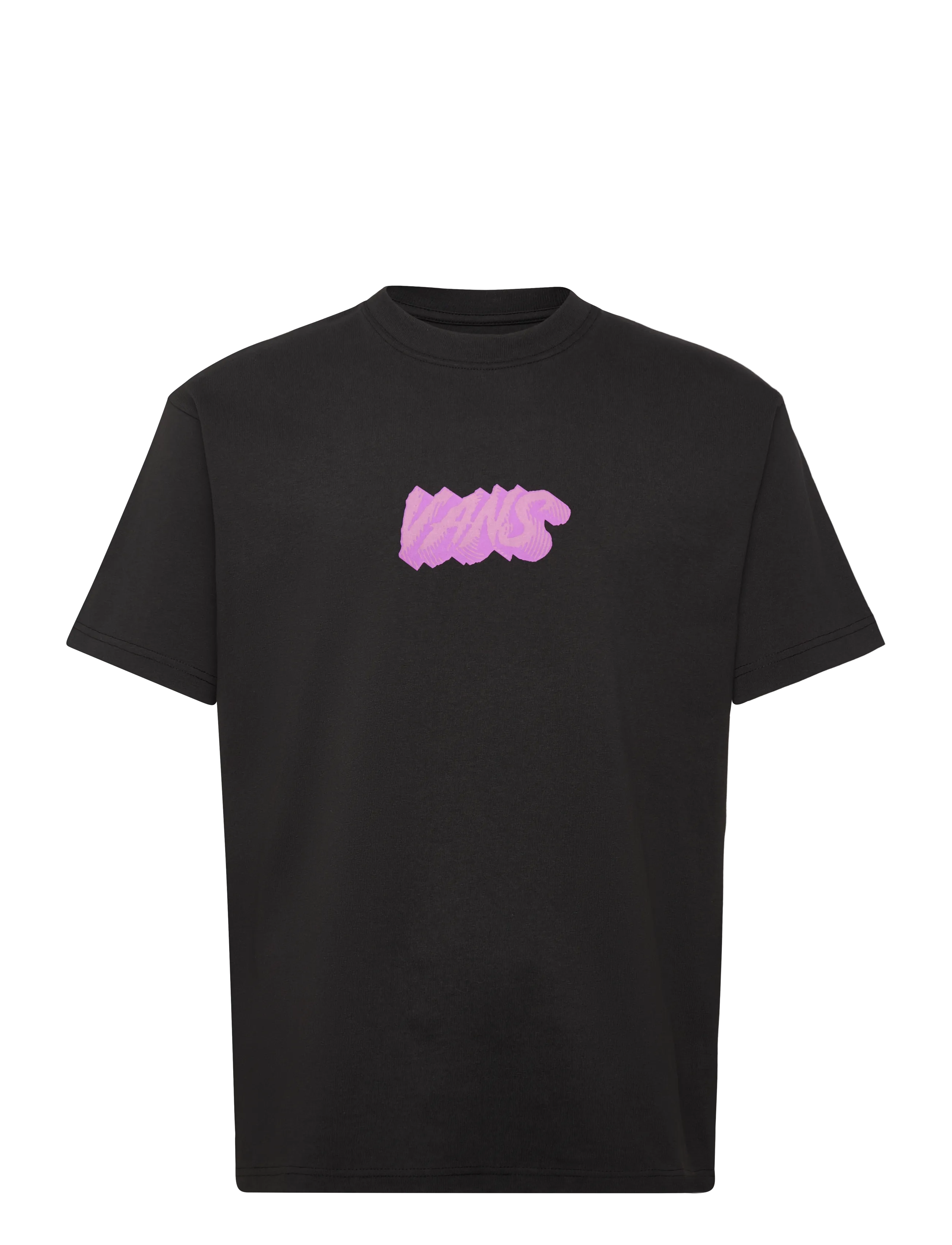 VANS STONE SWIRL LOOSE SS TEE - Kleidung - BLACK / black