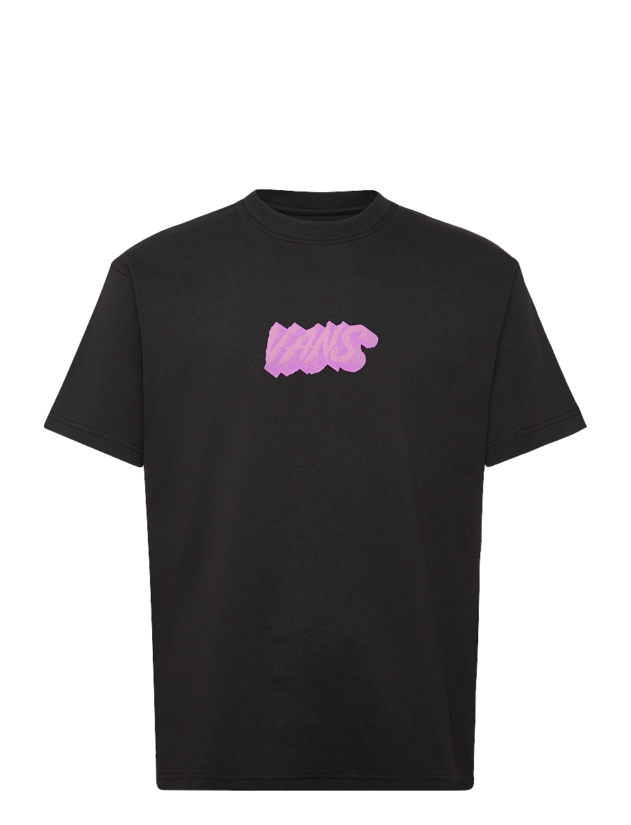 VANS - STONE SWIRL LOOSE SS TEE - oberteile & t-shirts - black - 0