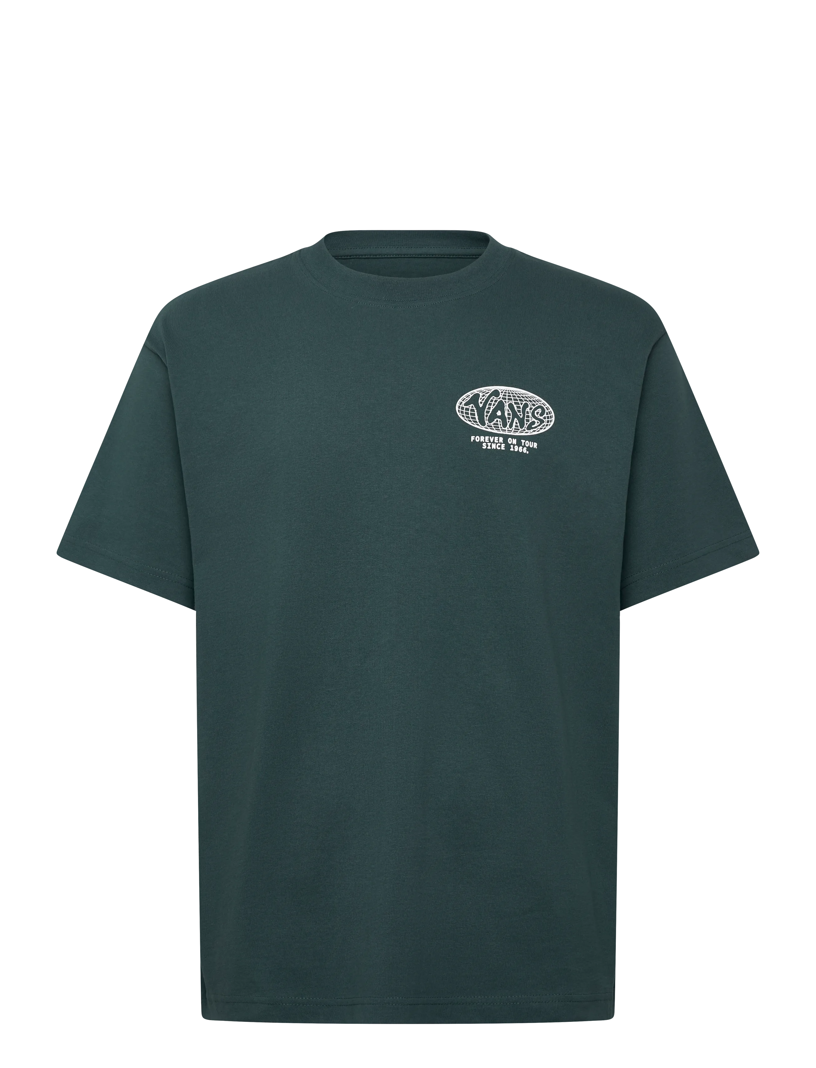 VANS World Tour Loose Ss Tee, S, Green, Sports Overdele & T-shirts > Sport T-shirts, Dame
