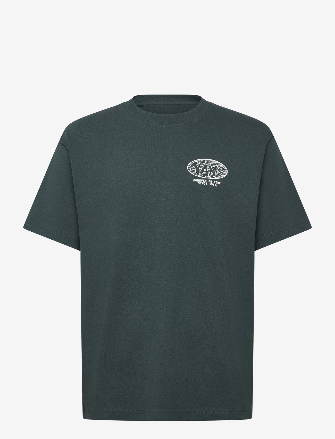 VANS - WORLD TOUR LOOSE SS TEE - alussärgid ja t-särgid - mystic moss - 0