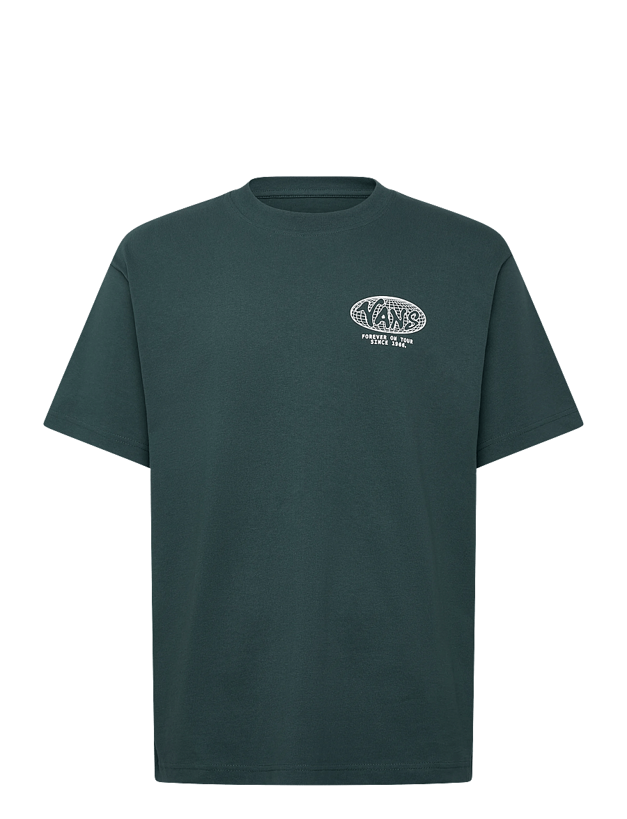 VANS - WORLD TOUR LOOSE SS TEE - oberteile & t-shirts - mystic moss - 0