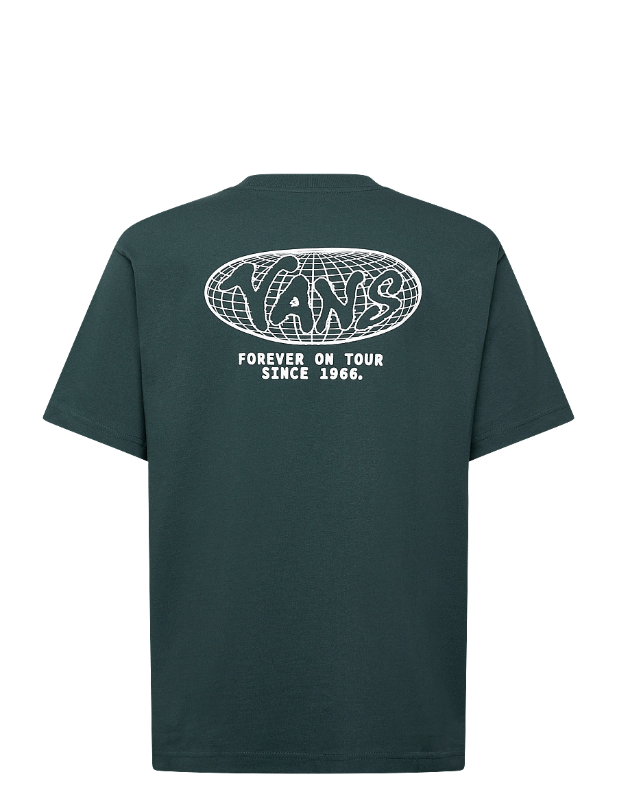 VANS - WORLD TOUR LOOSE SS TEE - oberteile & t-shirts - mystic moss - 1