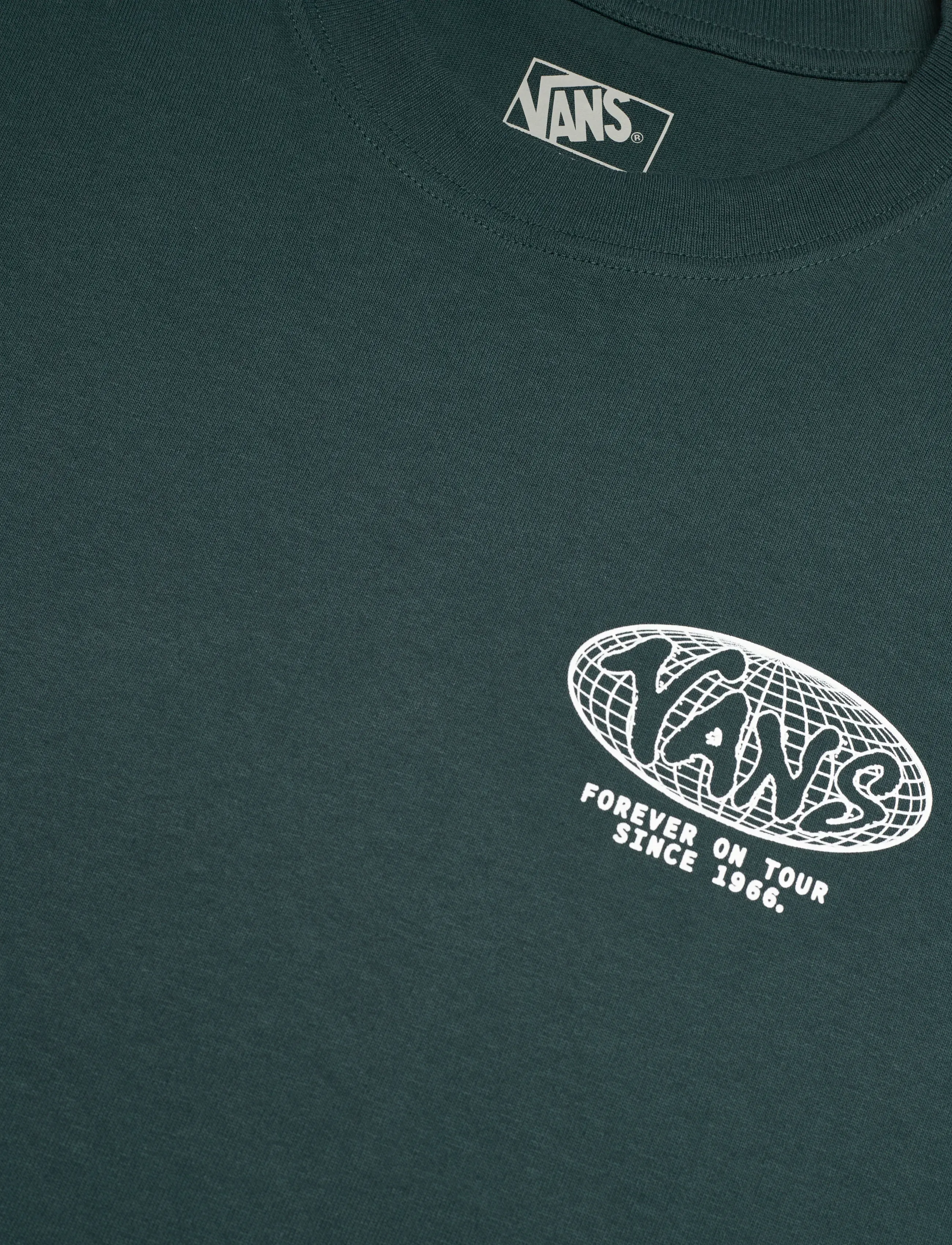 VANS - WORLD TOUR LOOSE SS TEE - oberteile & t-shirts - mystic moss - 2